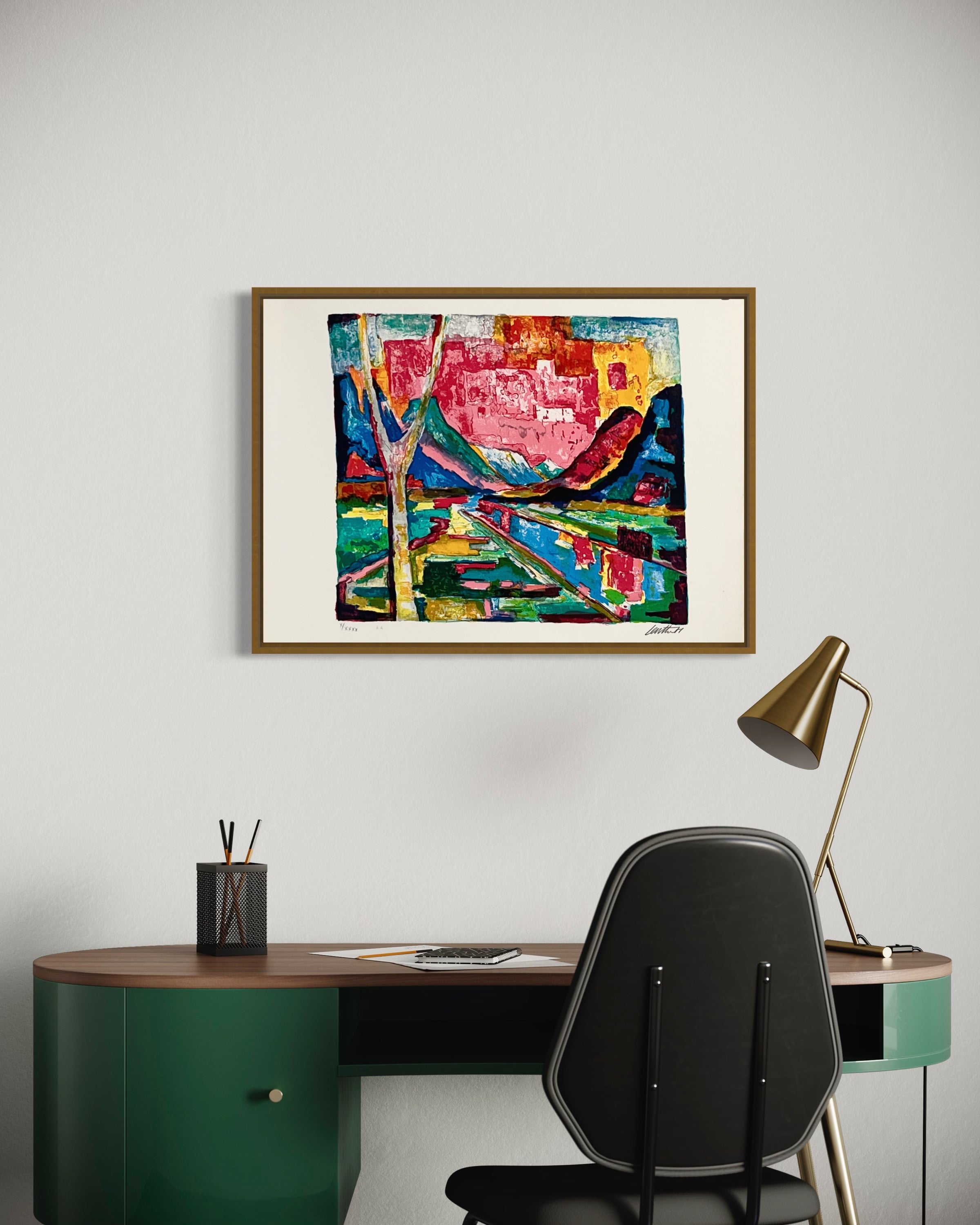 1971 Wolf Reuther Signed Lithograph