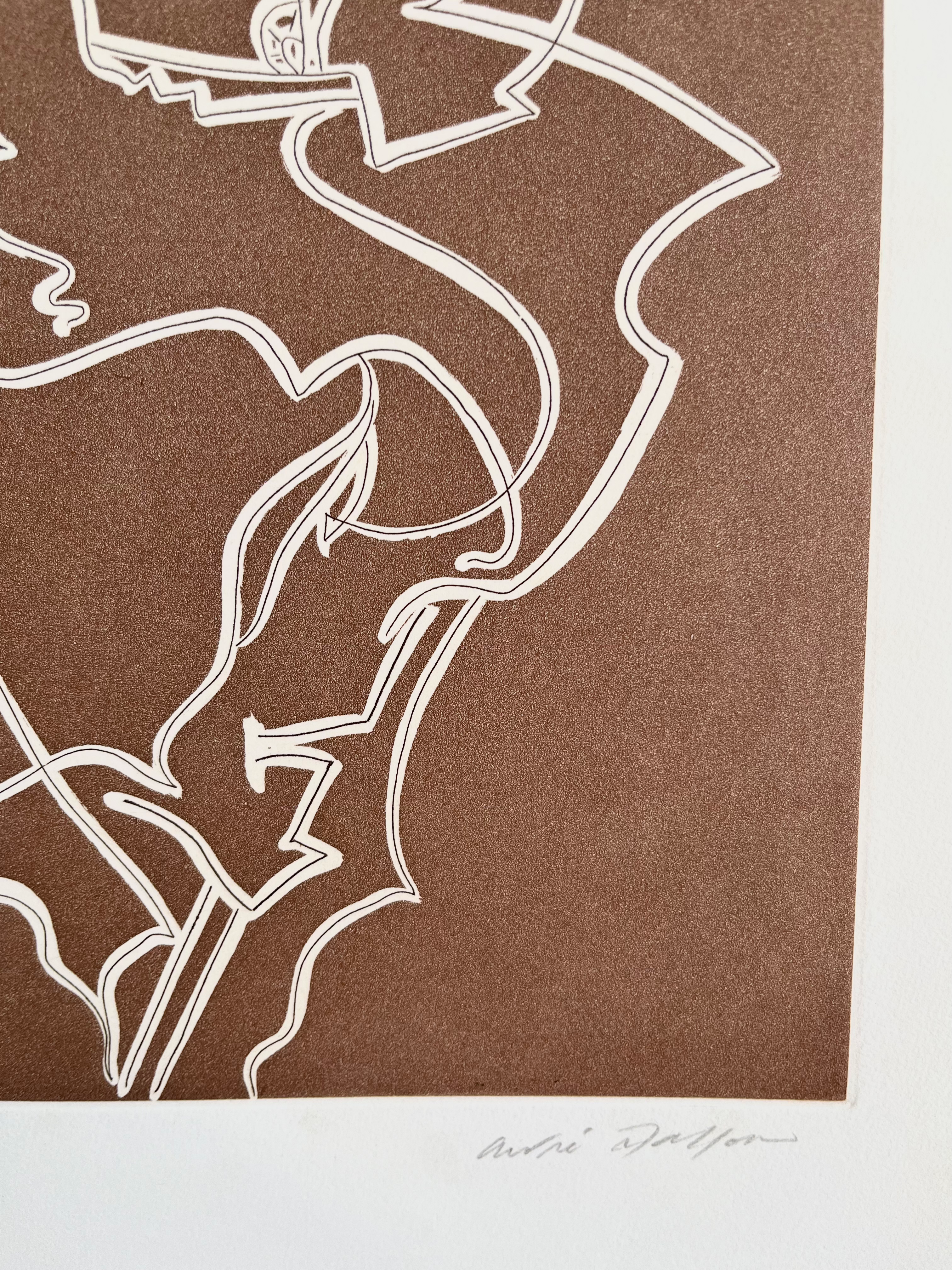 1978 Andre Masson Signed French Aquatint Etching
