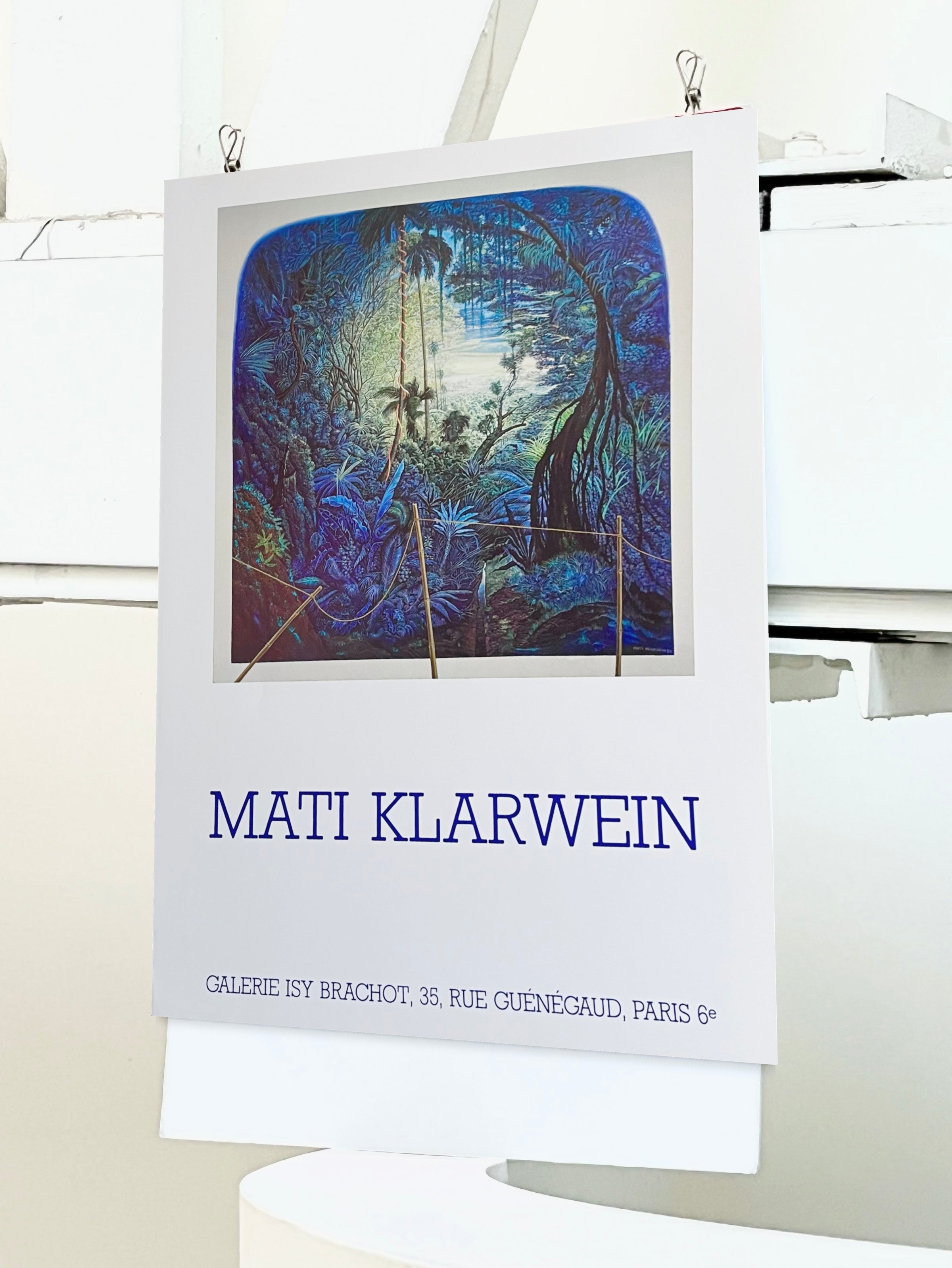 1980s Mati Klarwein French Art Exhibition Poster