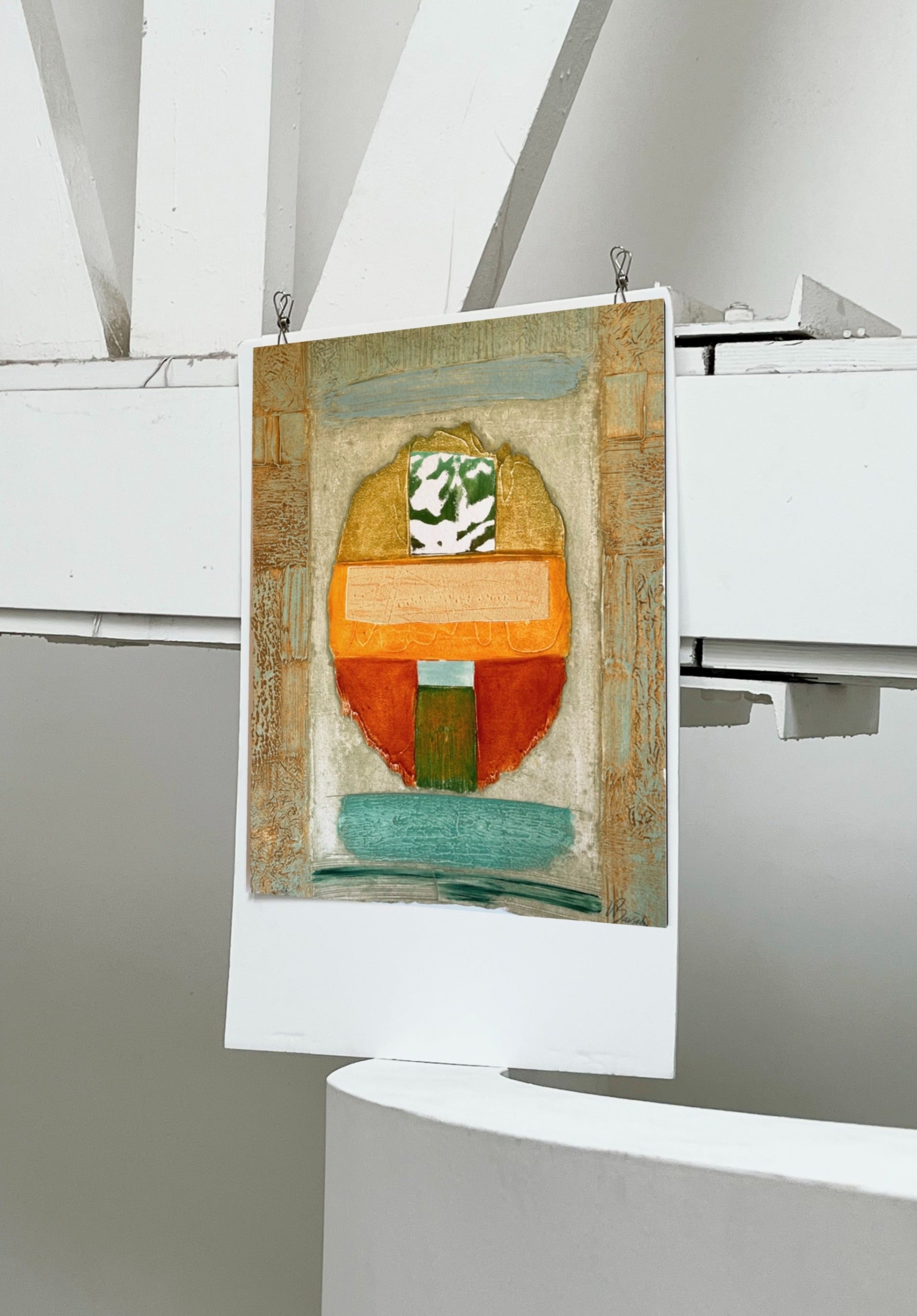 1980s Pierre Marie Brisson Signed French Carborundum Etching