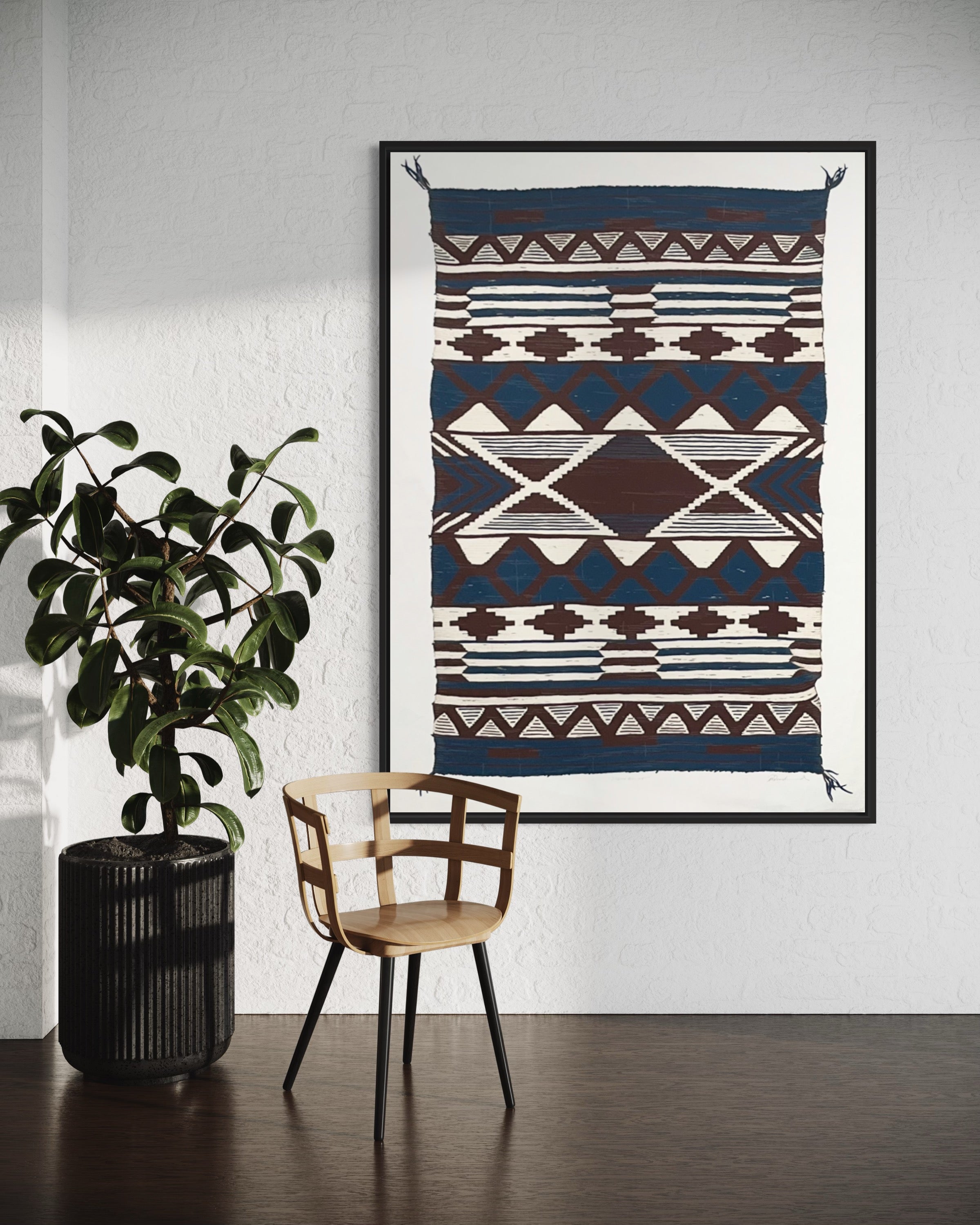 1970s Warren Woodward XL Signed Serigraph