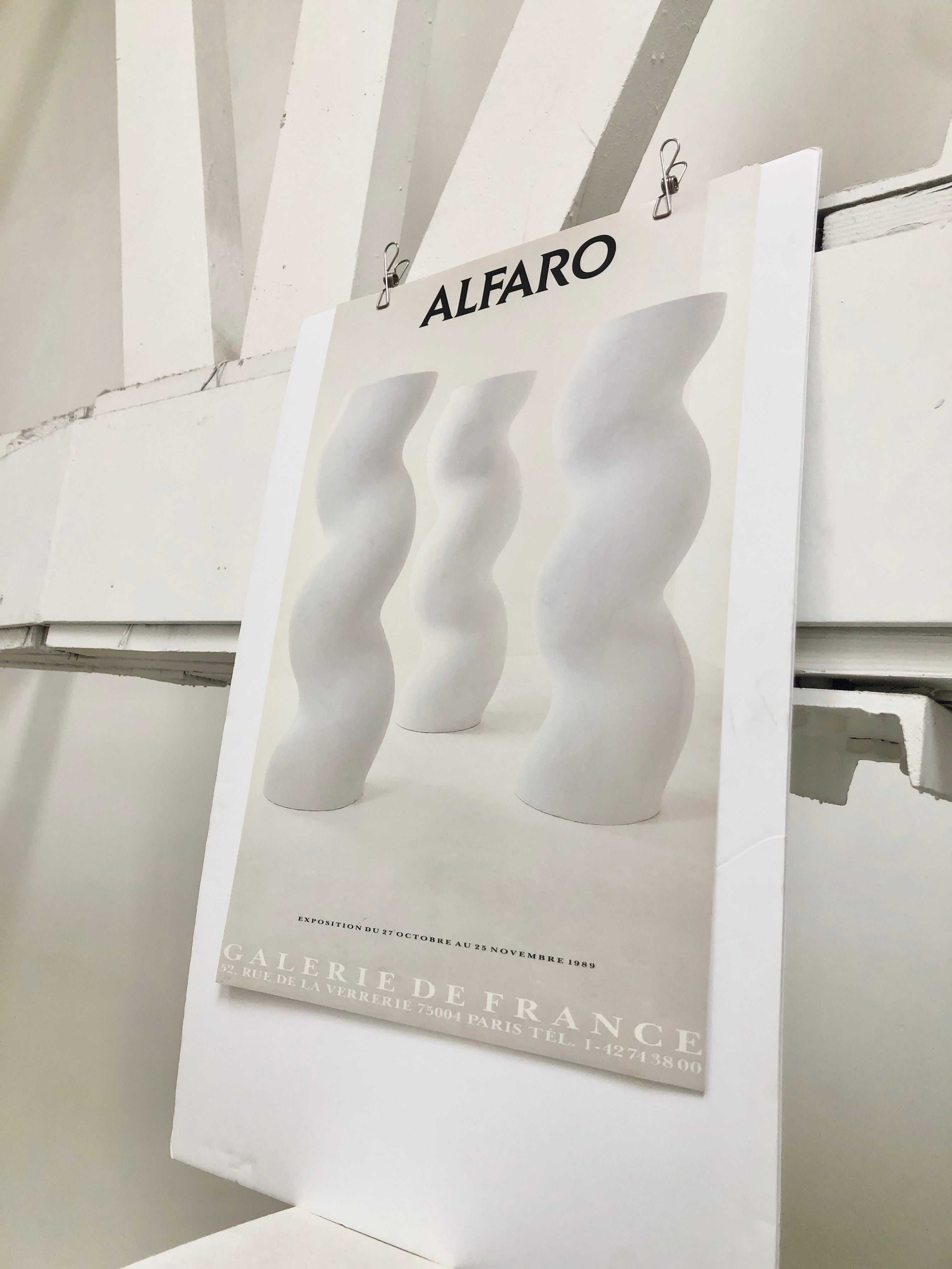 1989 Andreu Alfaro French Art Exhibition Print