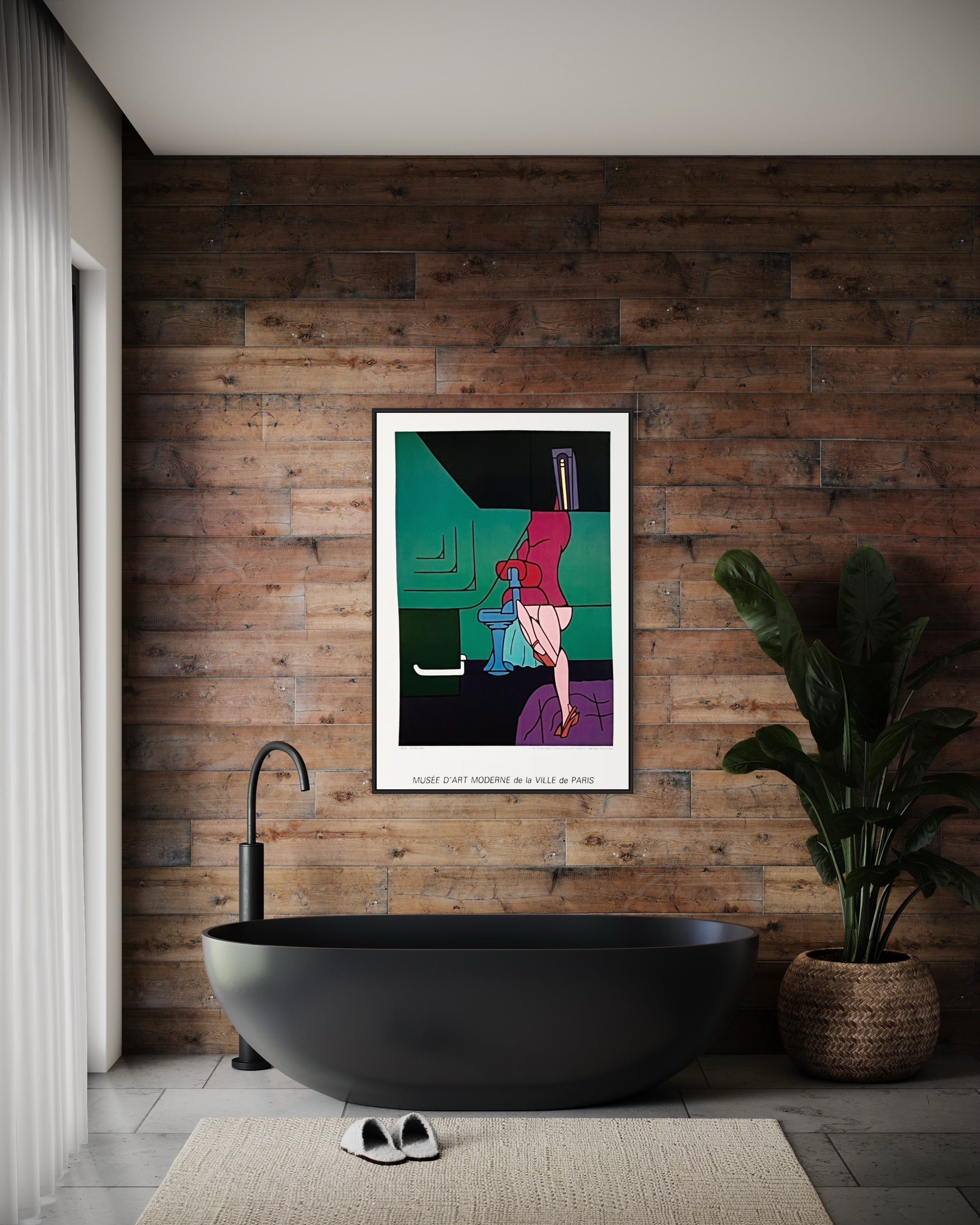 1984 Valerio Adami French Art Exhibition Poster