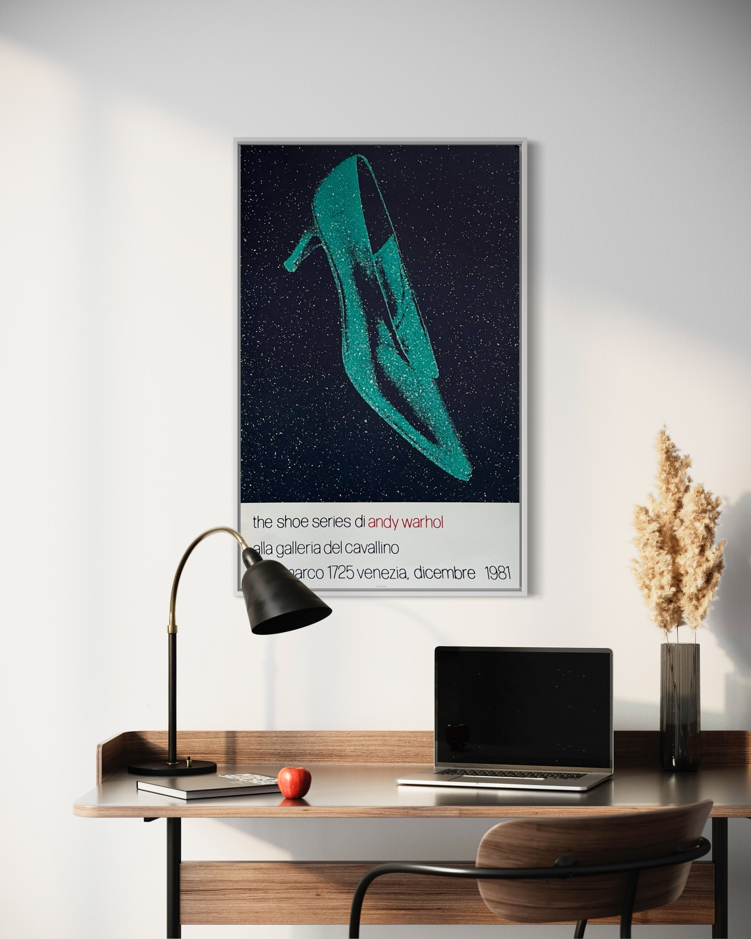 1981 Andy Warhol Italian Art Exhibition Print