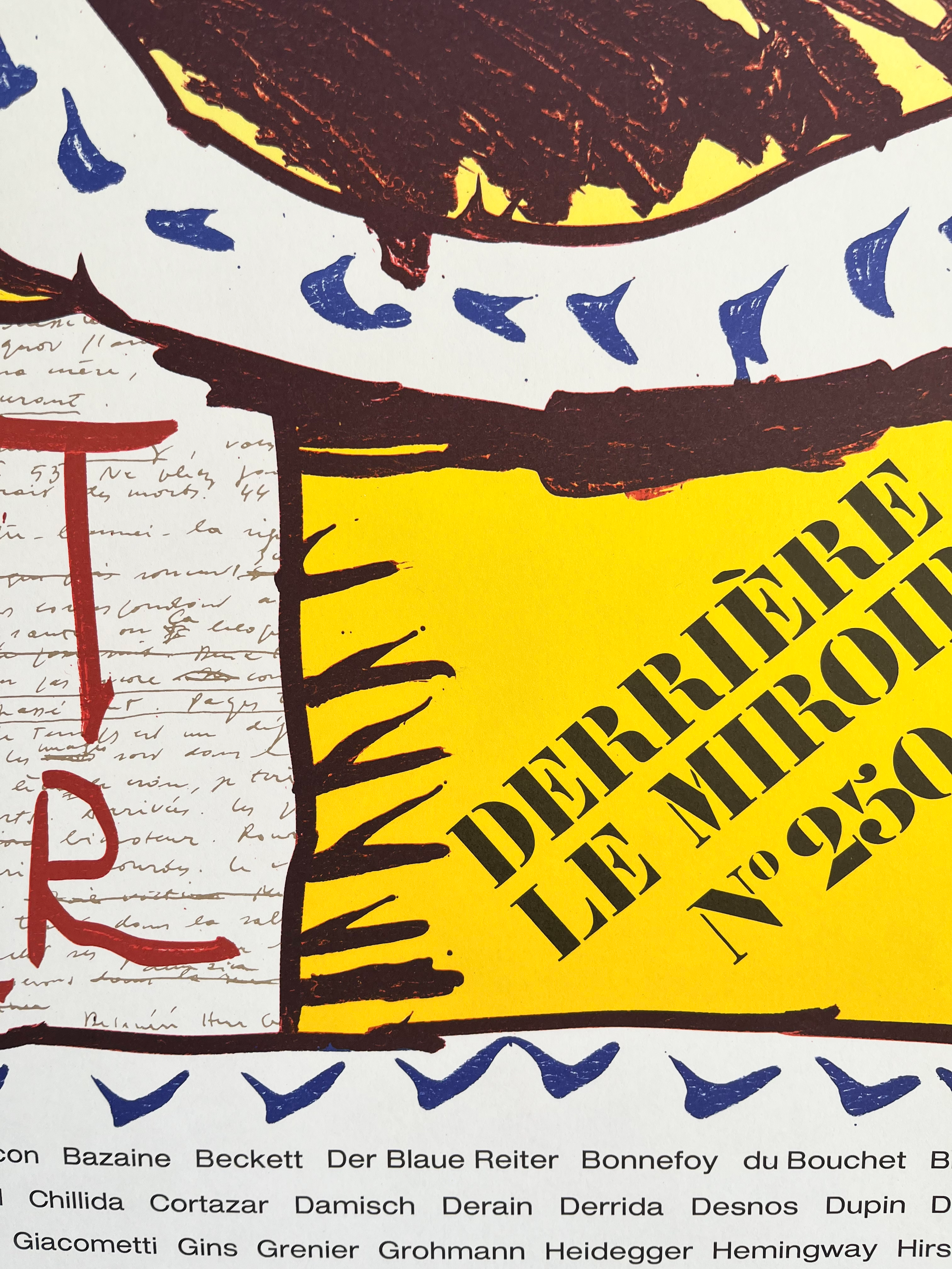 1982 Pierre Alechinsky French Art Exhibition Lithograph