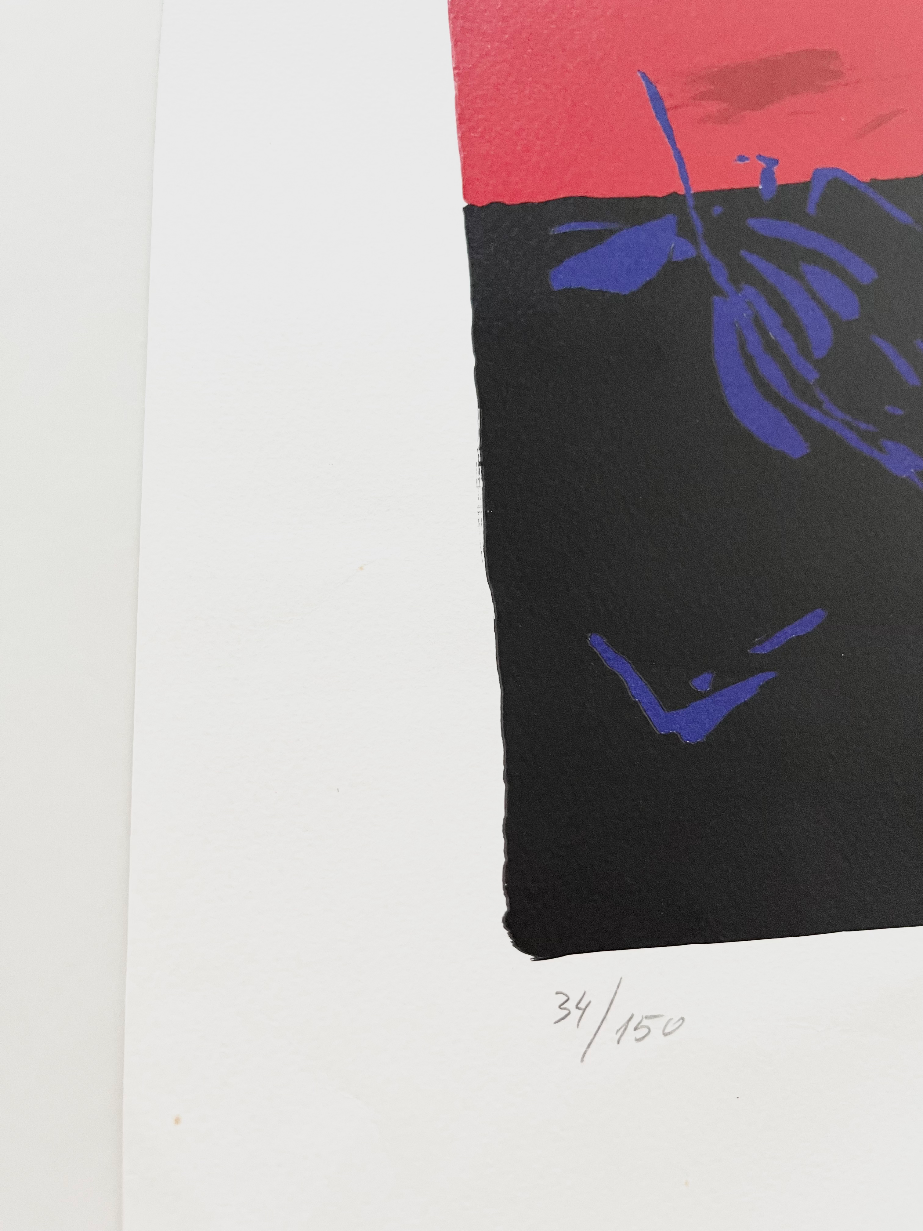 1992 Sergio Zen Signed Italian Lithograph