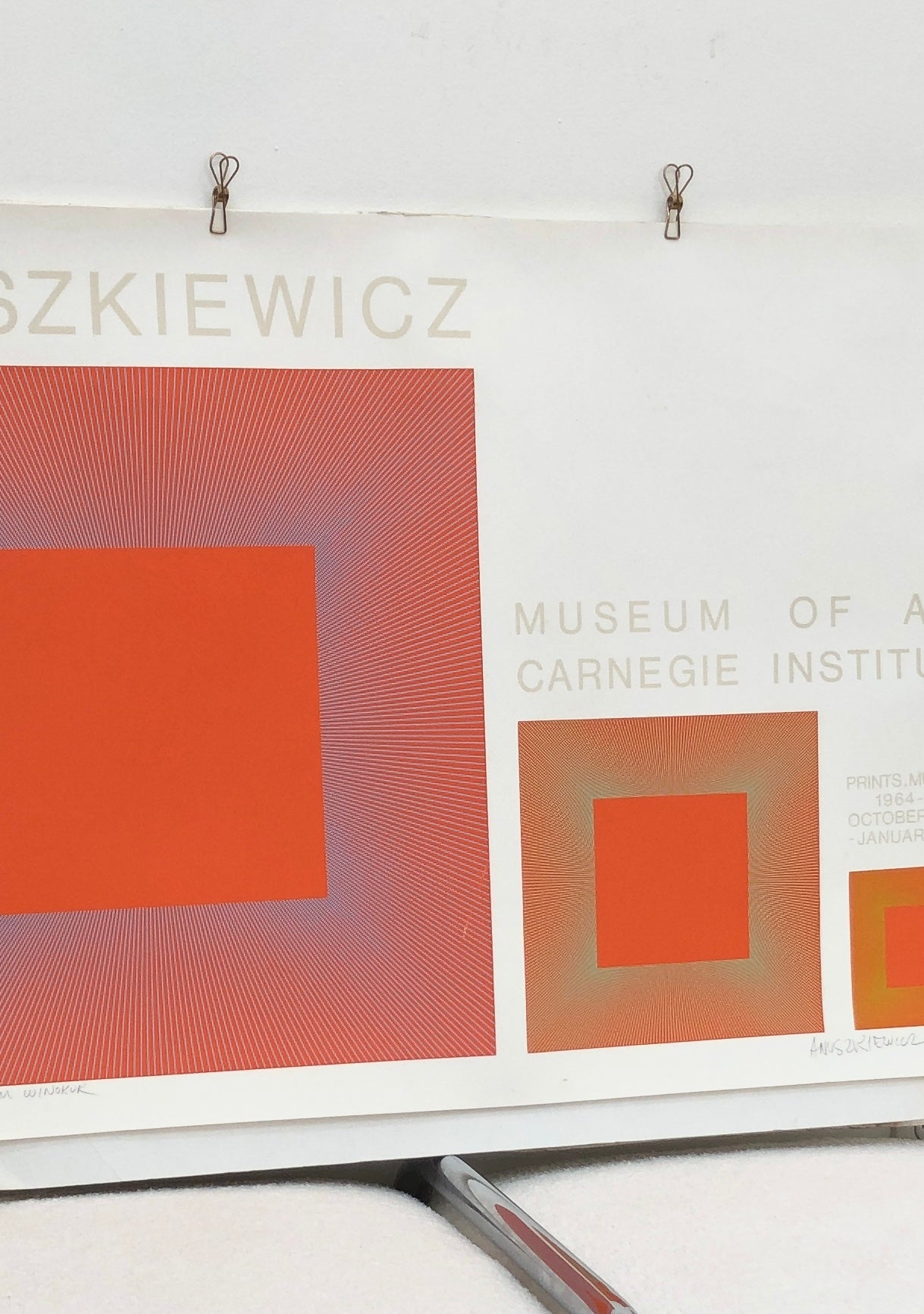1980 XL Richard Anuskiewicz Signed Silkscreen