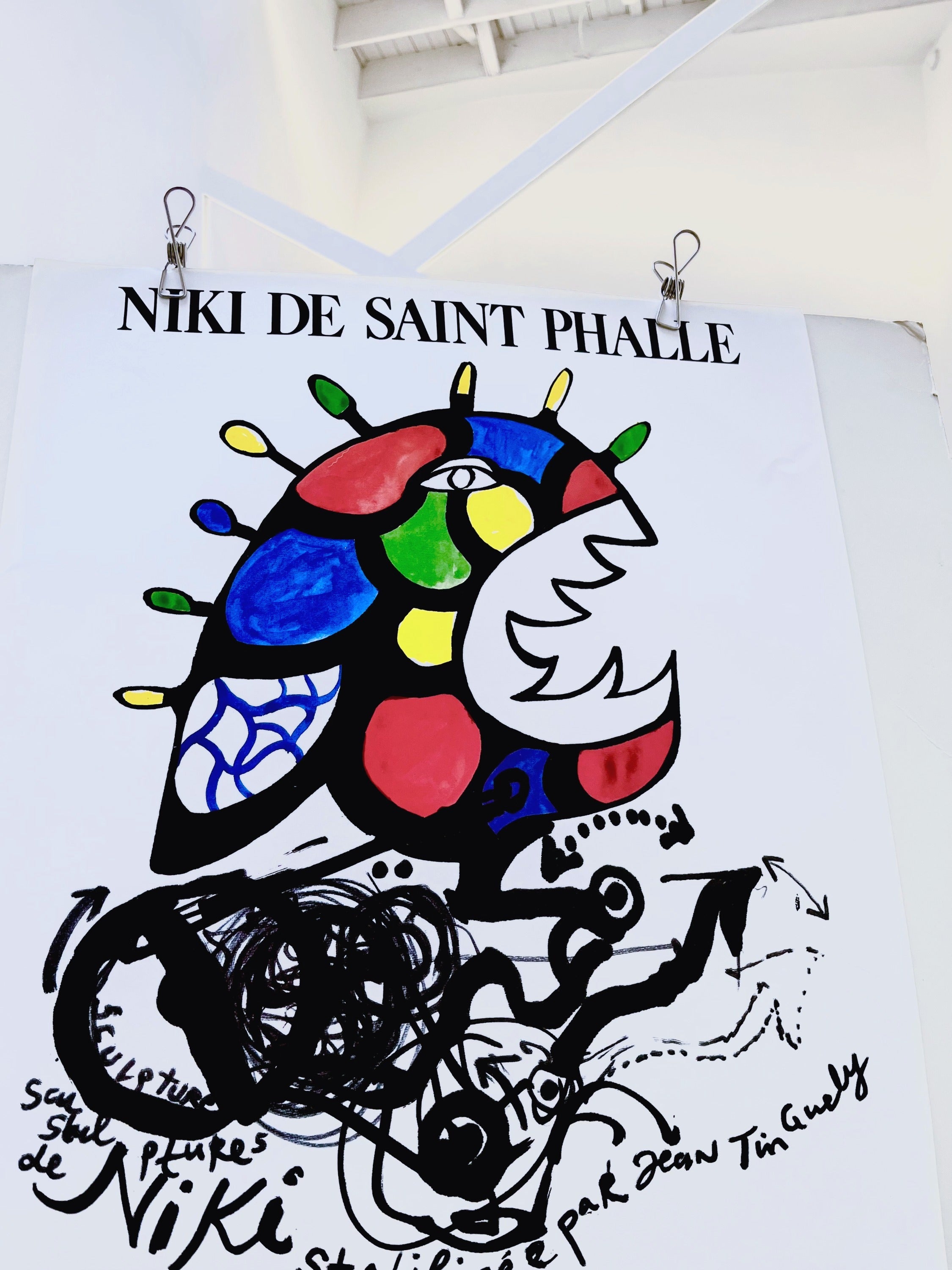 1989 Niki De Saint Phalle French Art Exhibition Poster