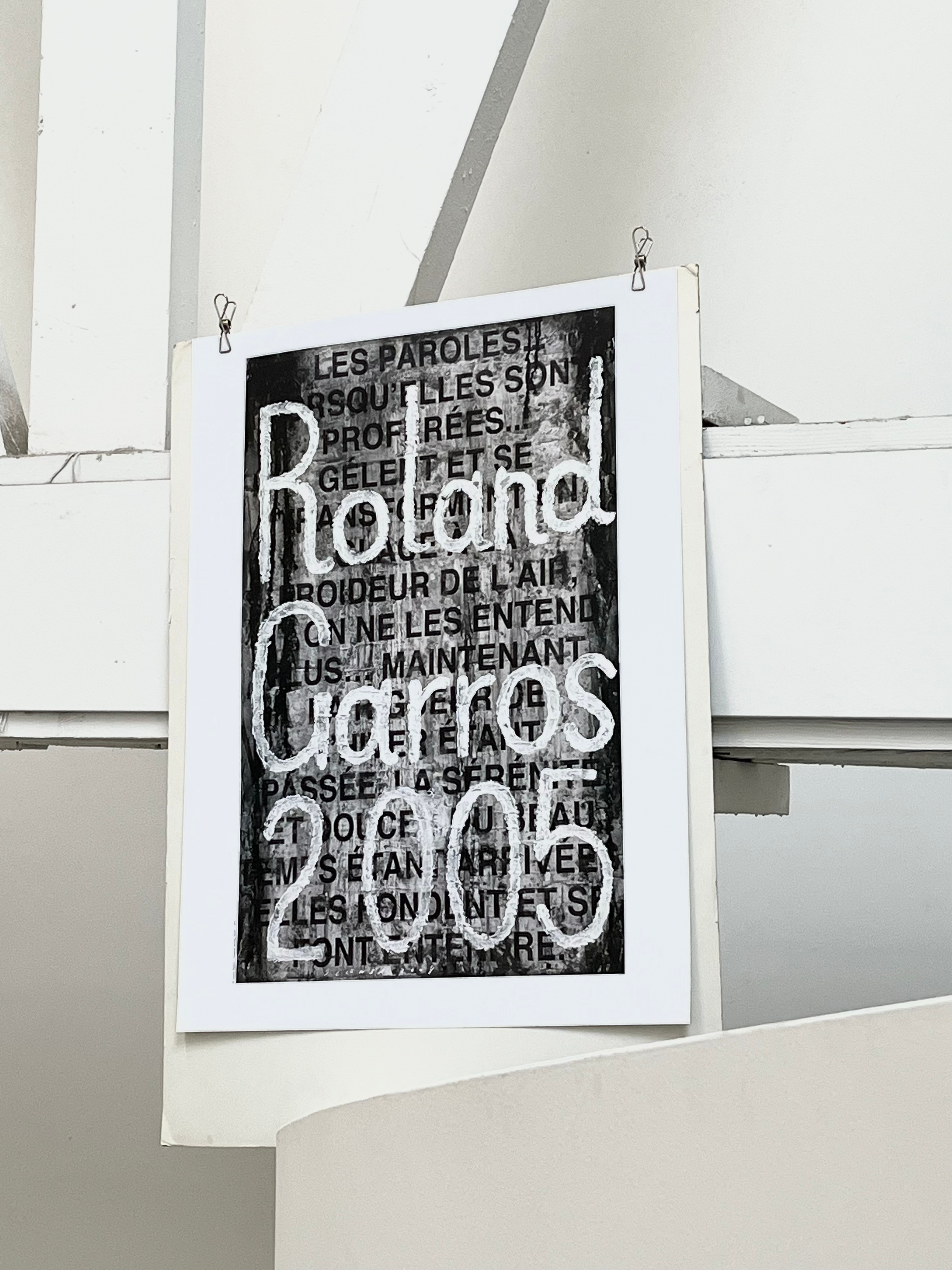 2005 Jaume Plensa Roland Garros Print