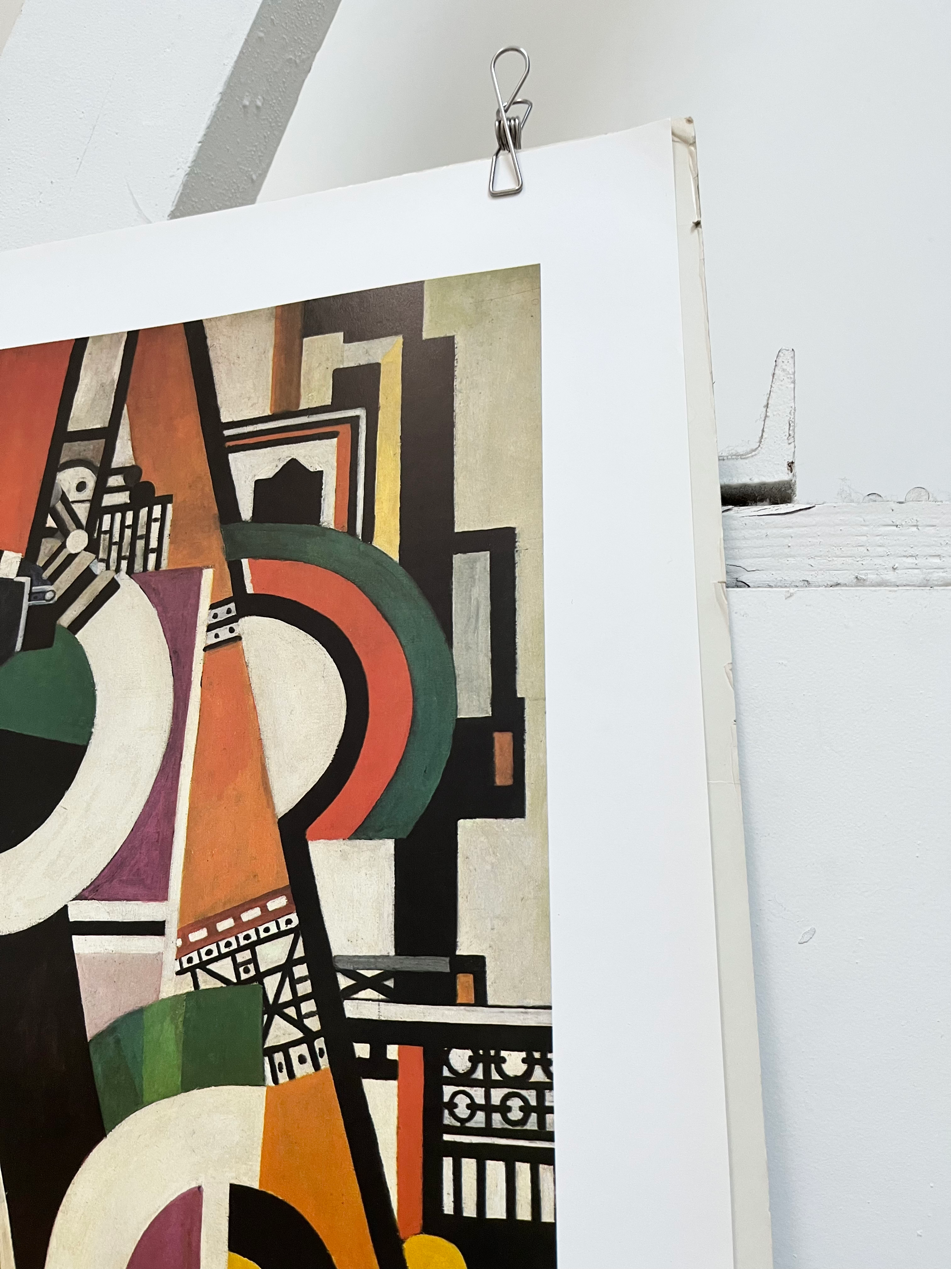 1984 Fernand Leger French Art Exhibition Print