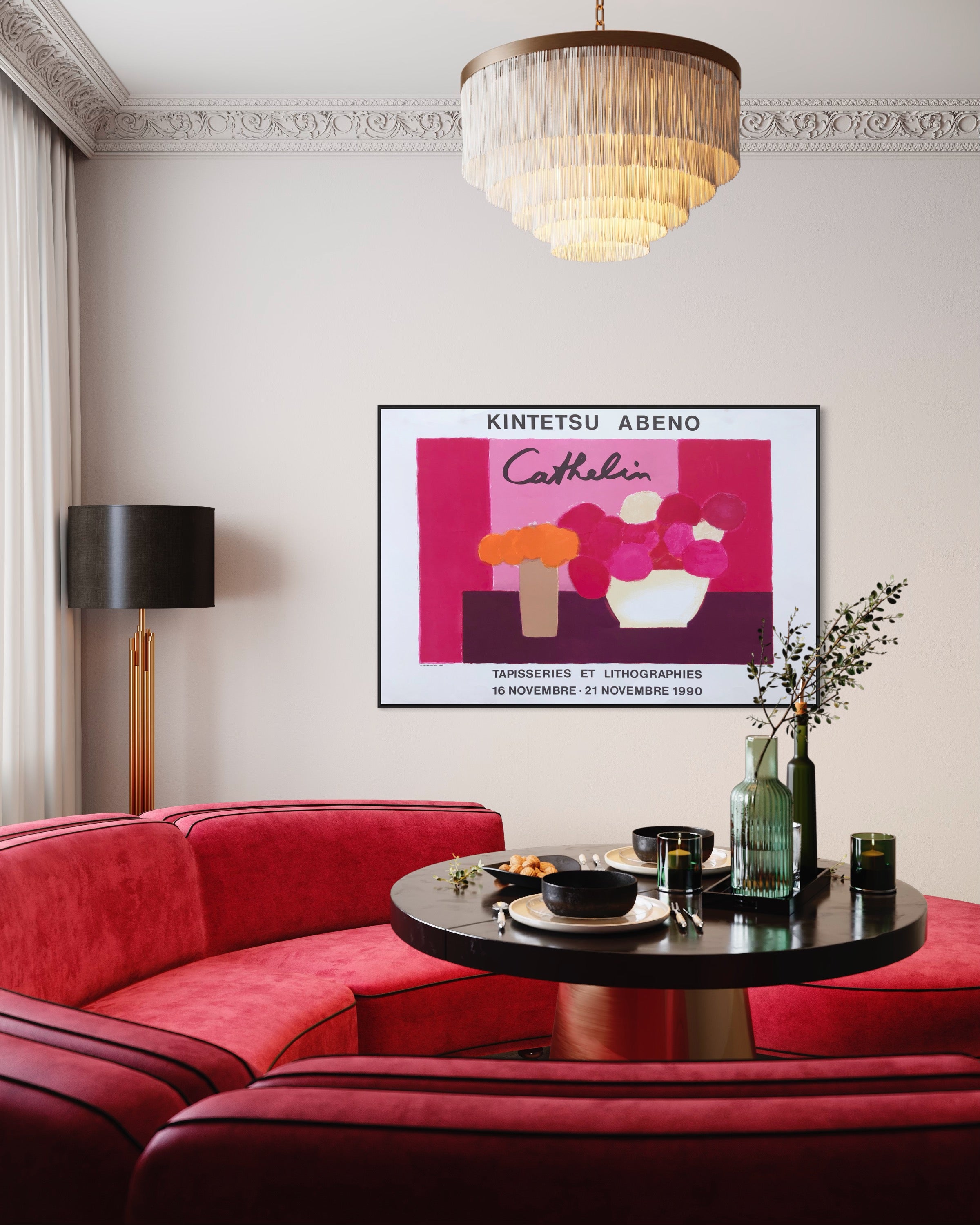 1990 Bernard Cathelin French Mourlot Lithograph