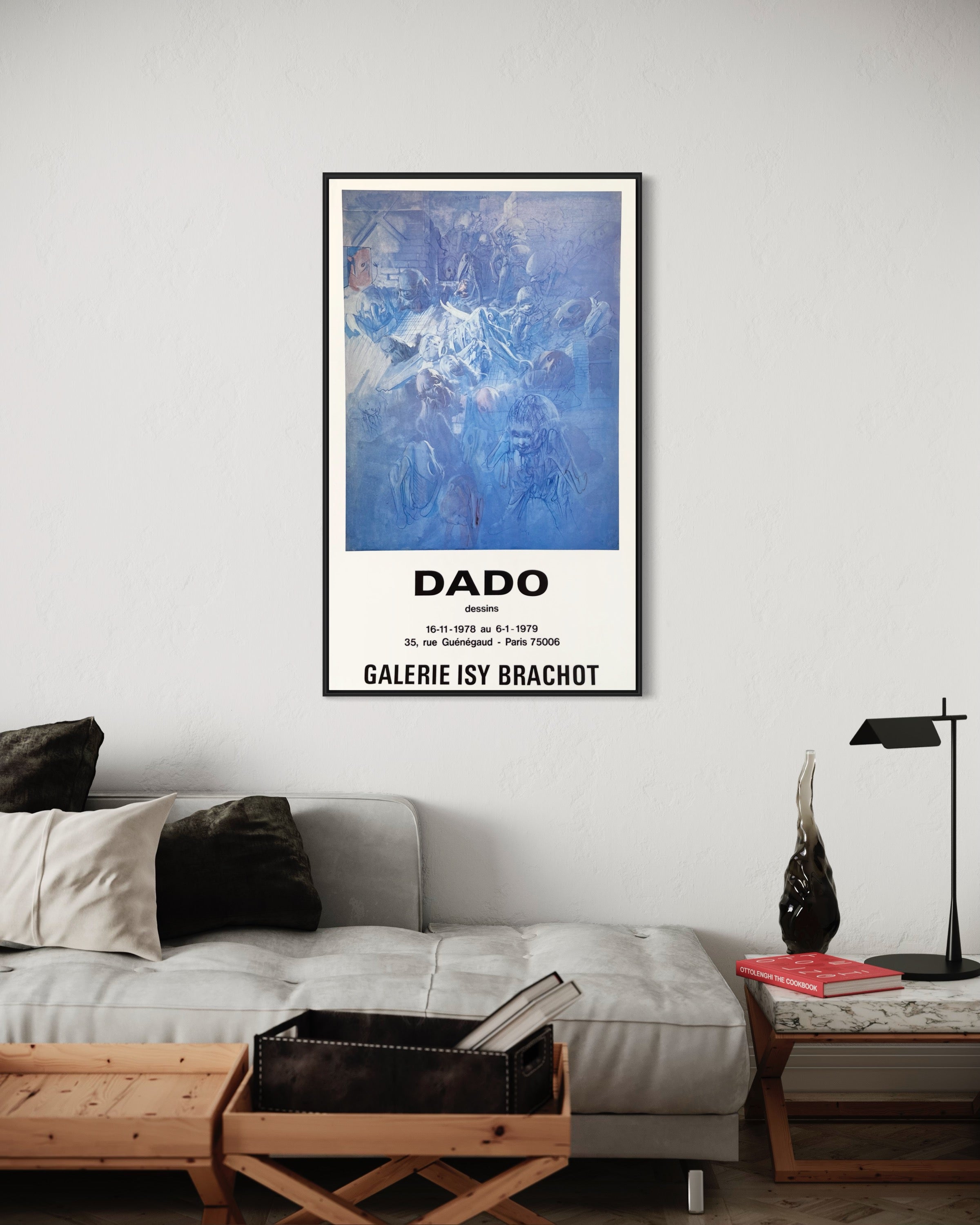 1979 Dado French Art Exhibition Print