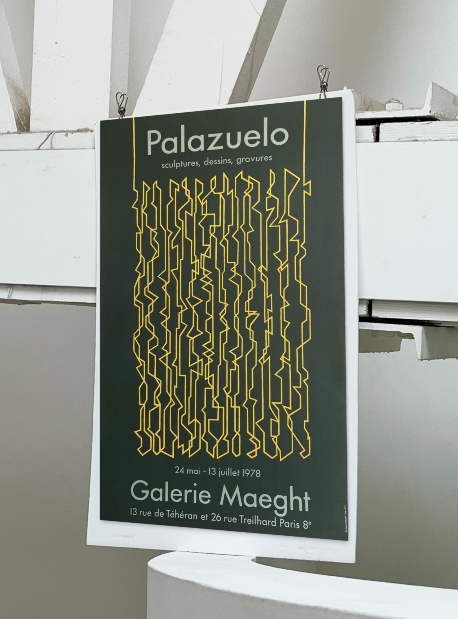 1978 Pablo Palazuelo French Art Exhibition Poster