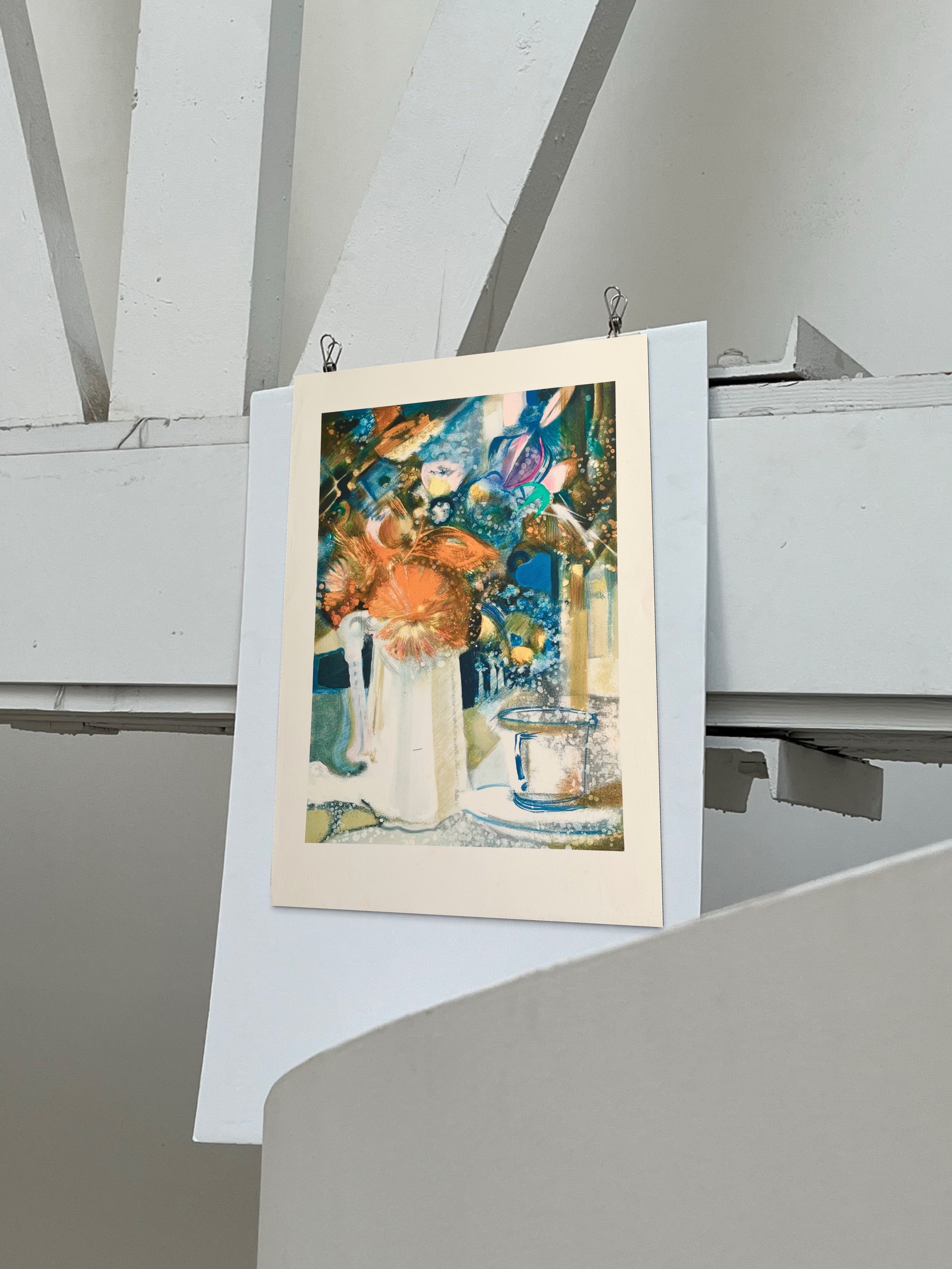 1990s Paul Ambille French Lithograph
