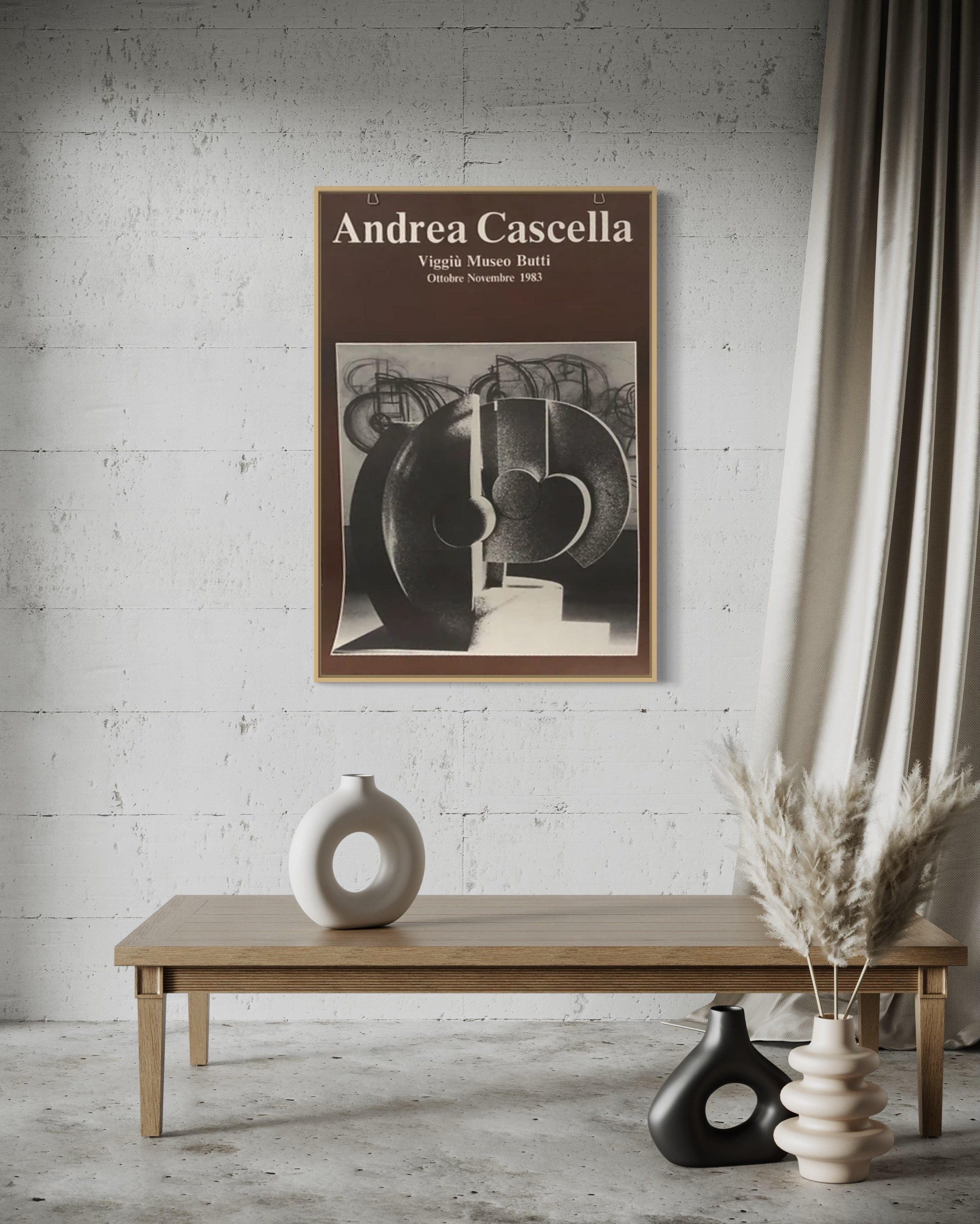 1983 Andrea Cascella Italian Print