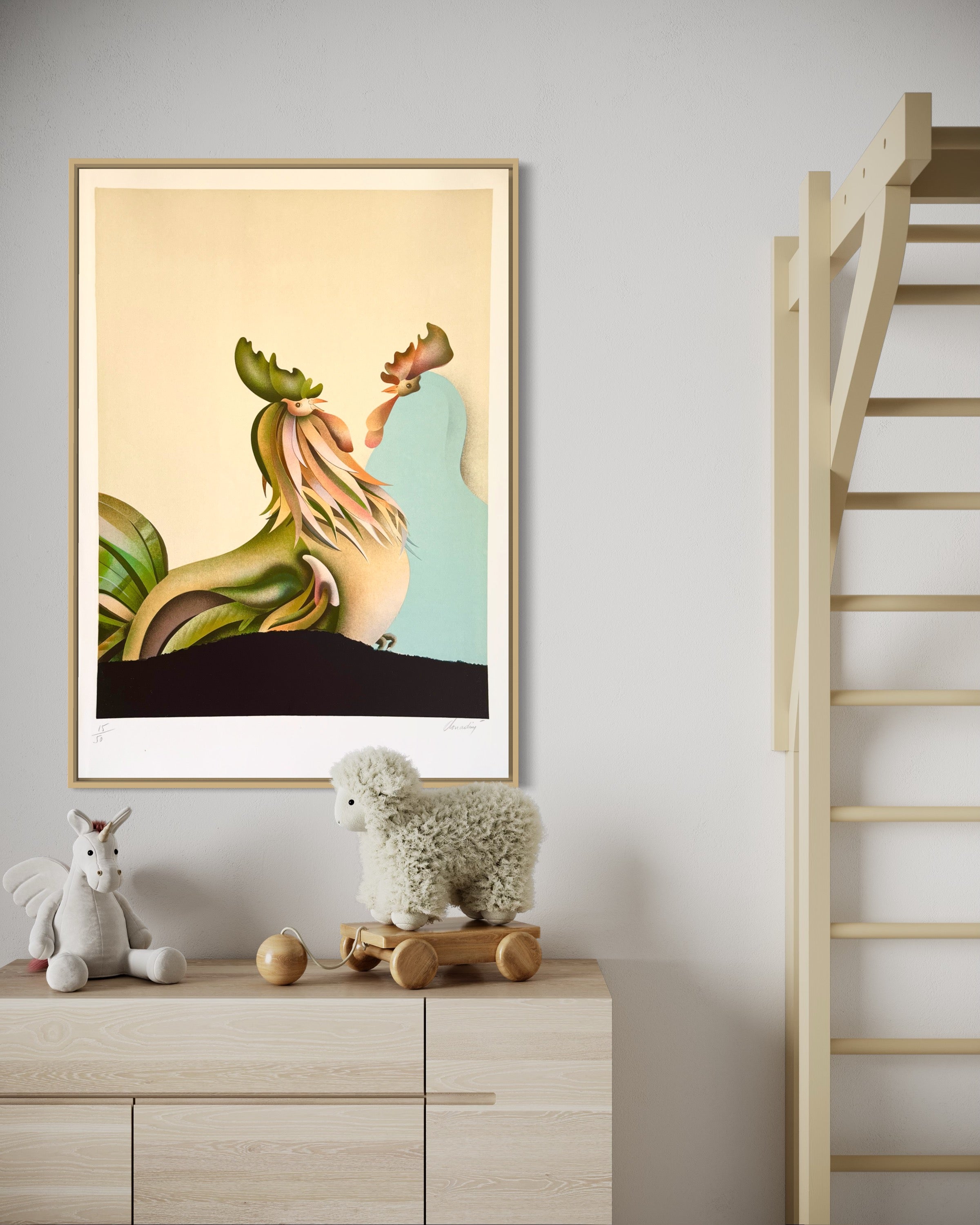 1980 Jean-Paul Donadini French Signed Lithograph