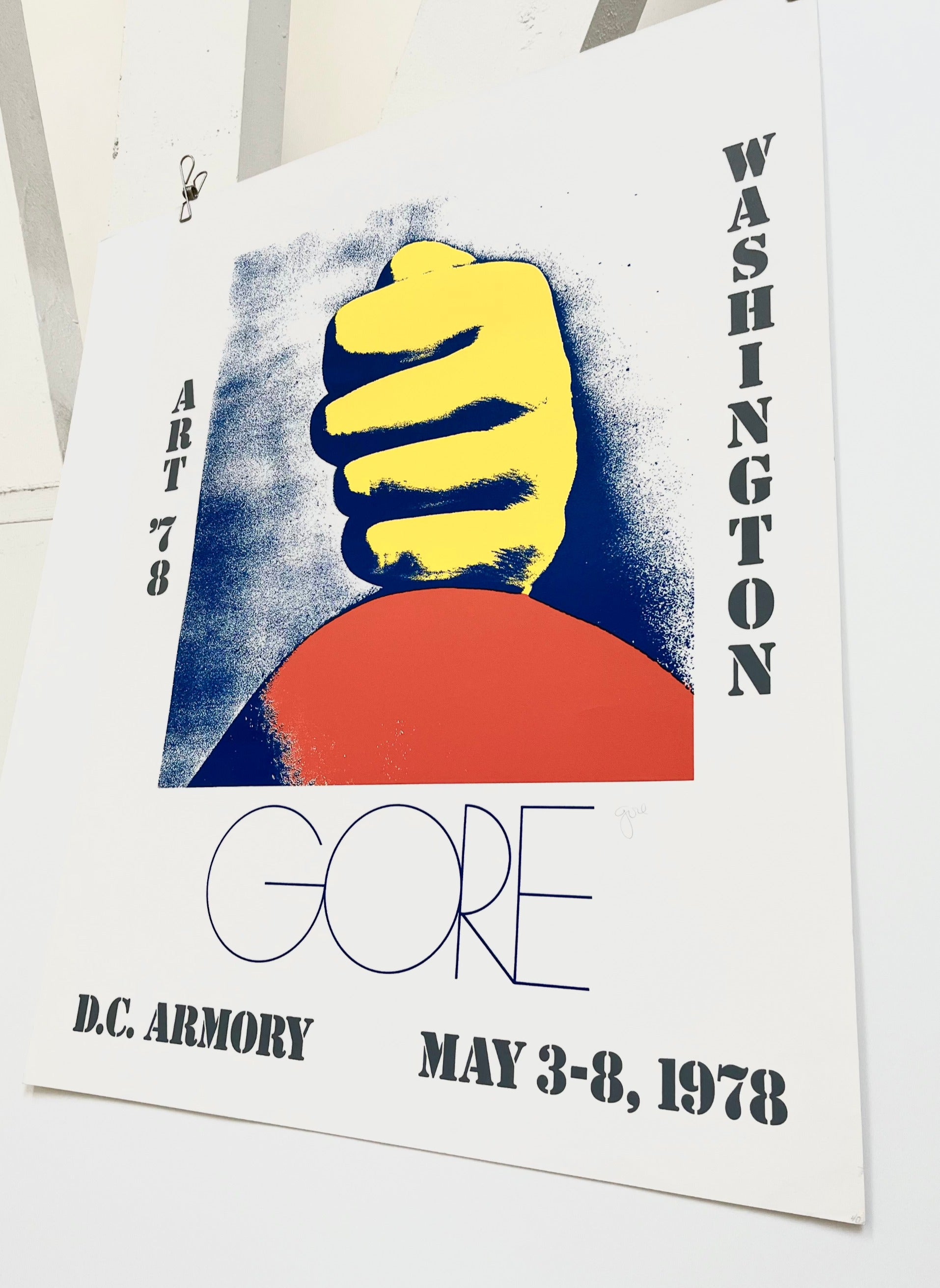 1978 Gore Signed Art Exhibition Lithograph