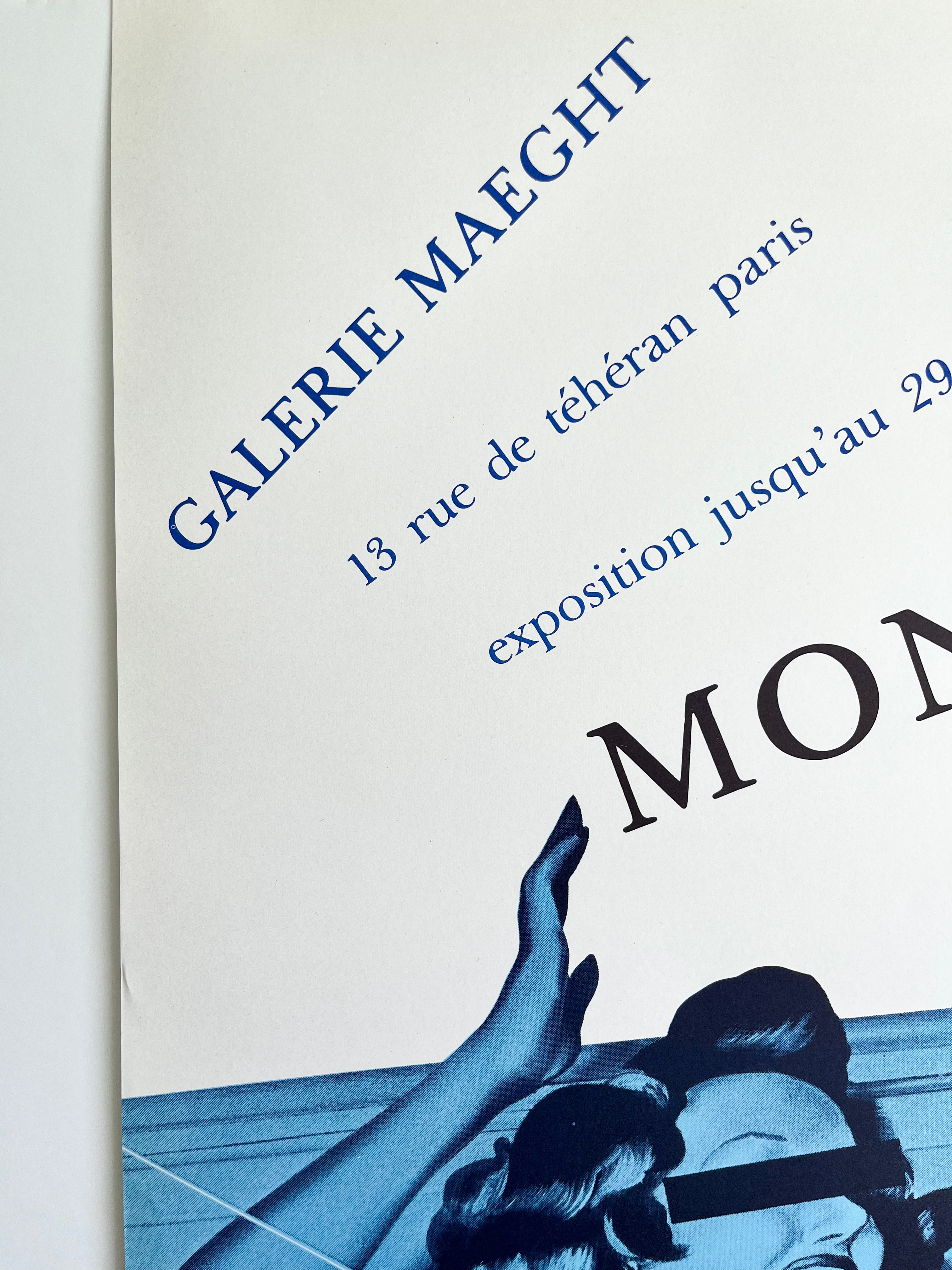 1976 Jacques Monory French Art Exhibition Poster