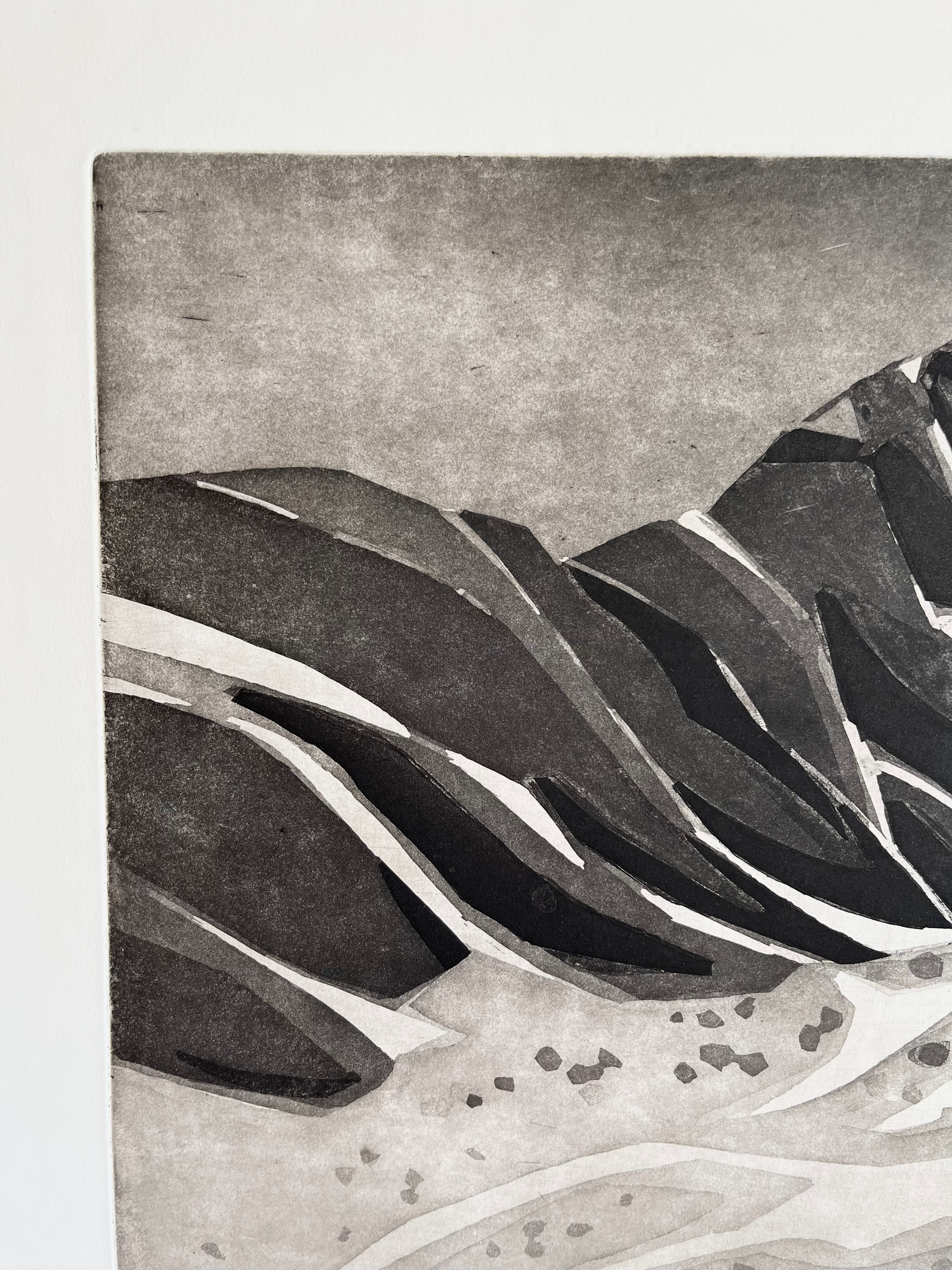 1990s Maurice Chot-Plassot Signed Aquatint Etching