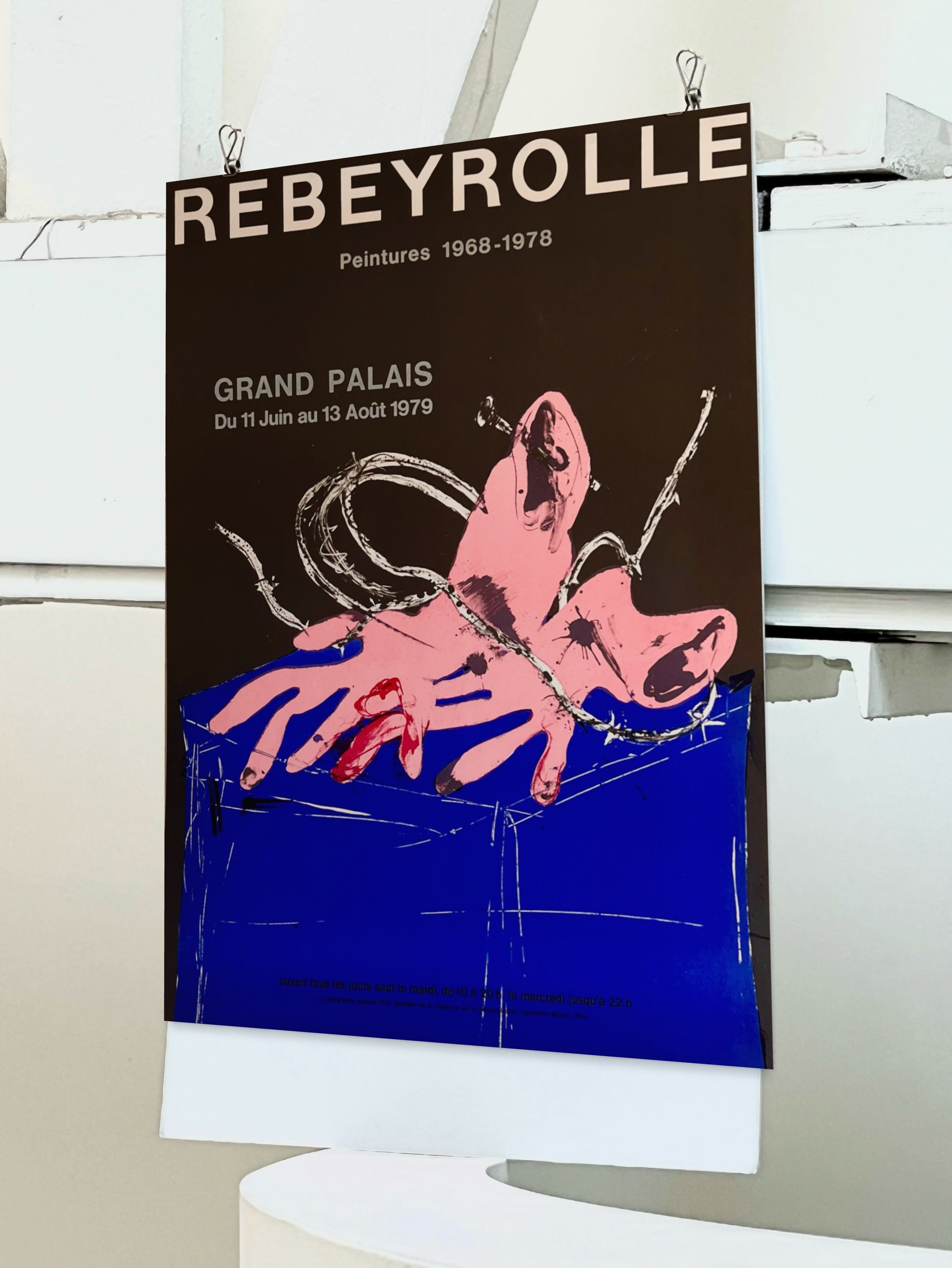1979 Paul Rebeyrolle French Mourlot Art Exhibition Lithograph