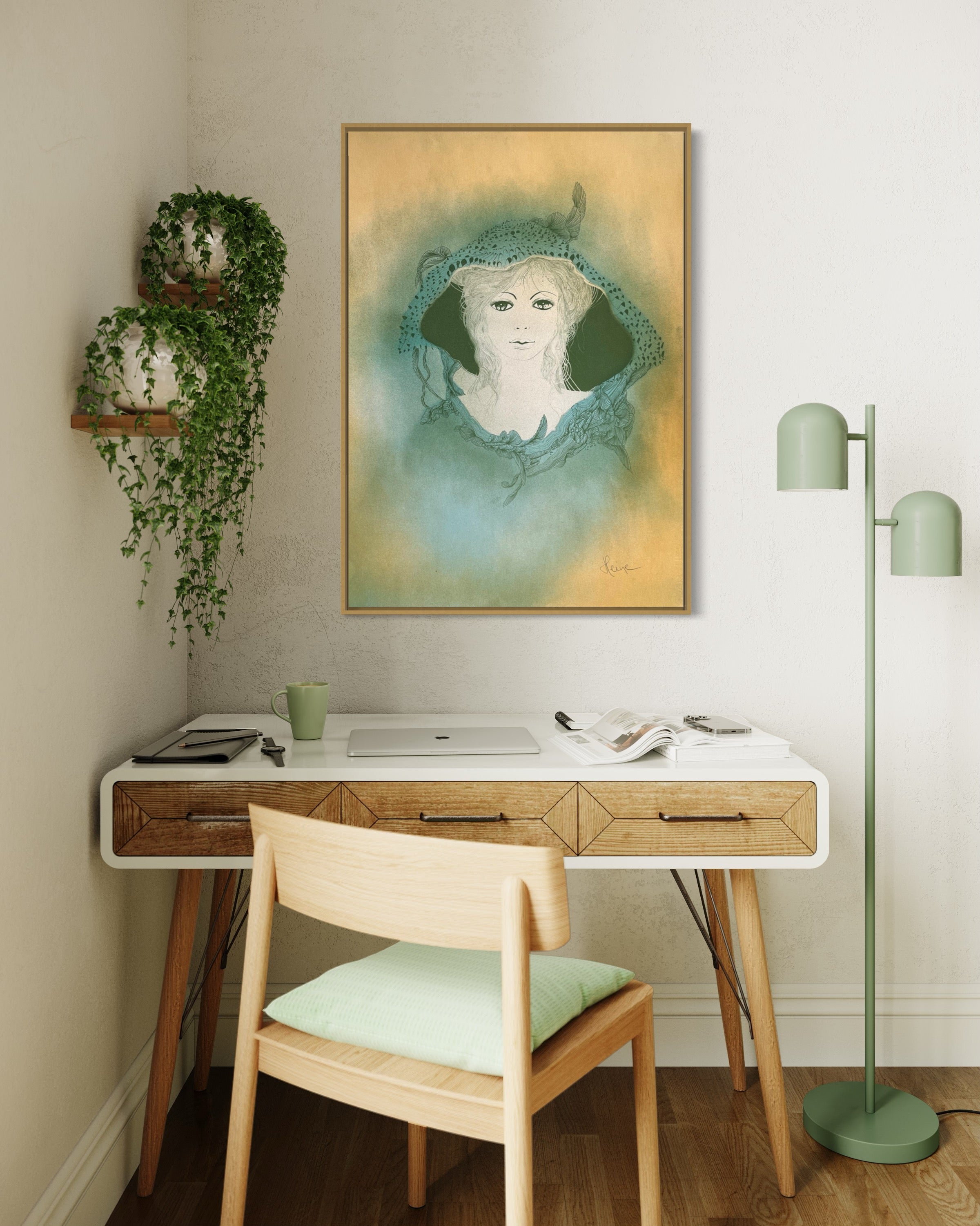 1975 Jean Heine Signed French Lithograph