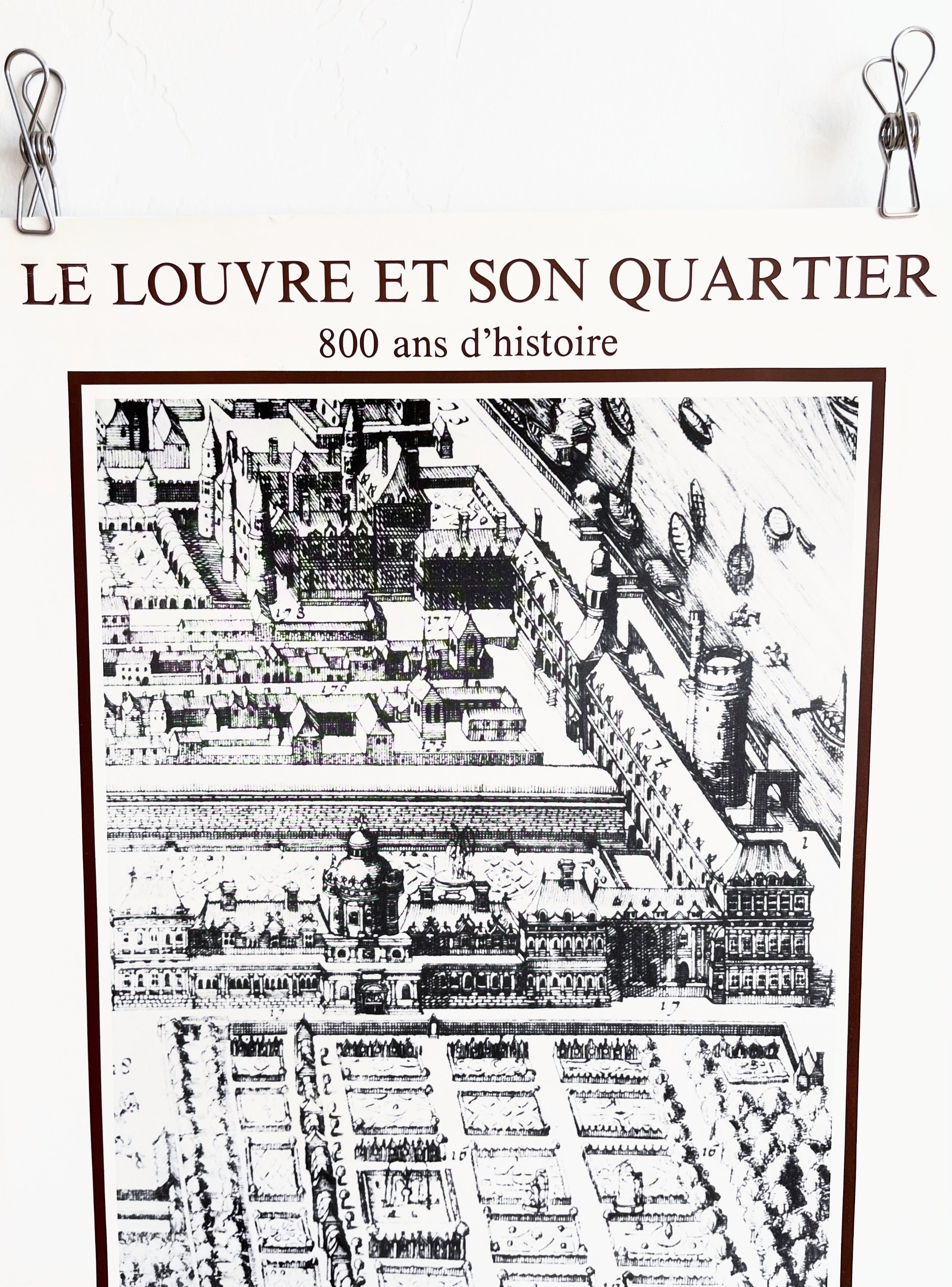 1982 Louvre French Art Exhibition Print