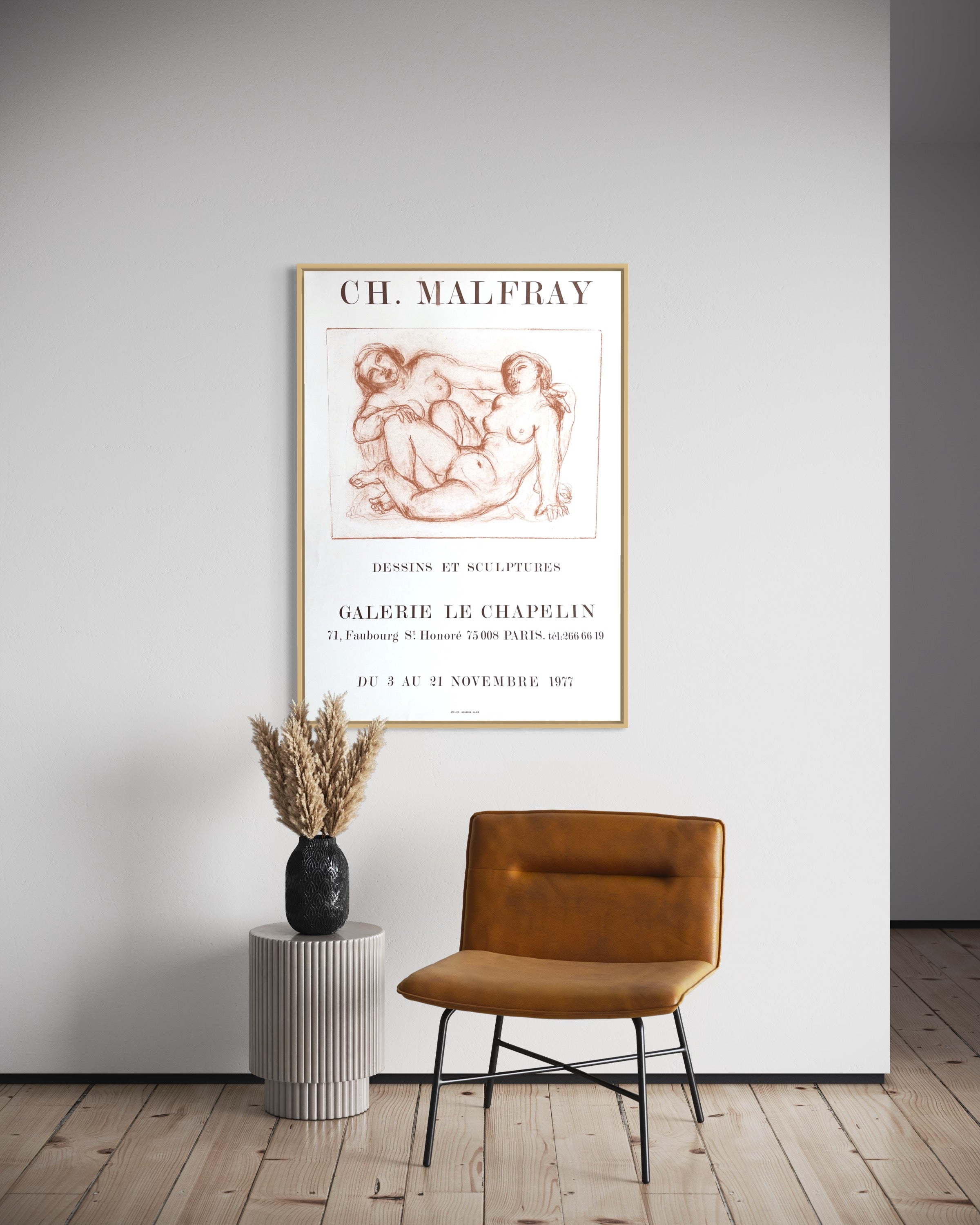 1977 Charles Malfray French Art Exhibition Lithograph