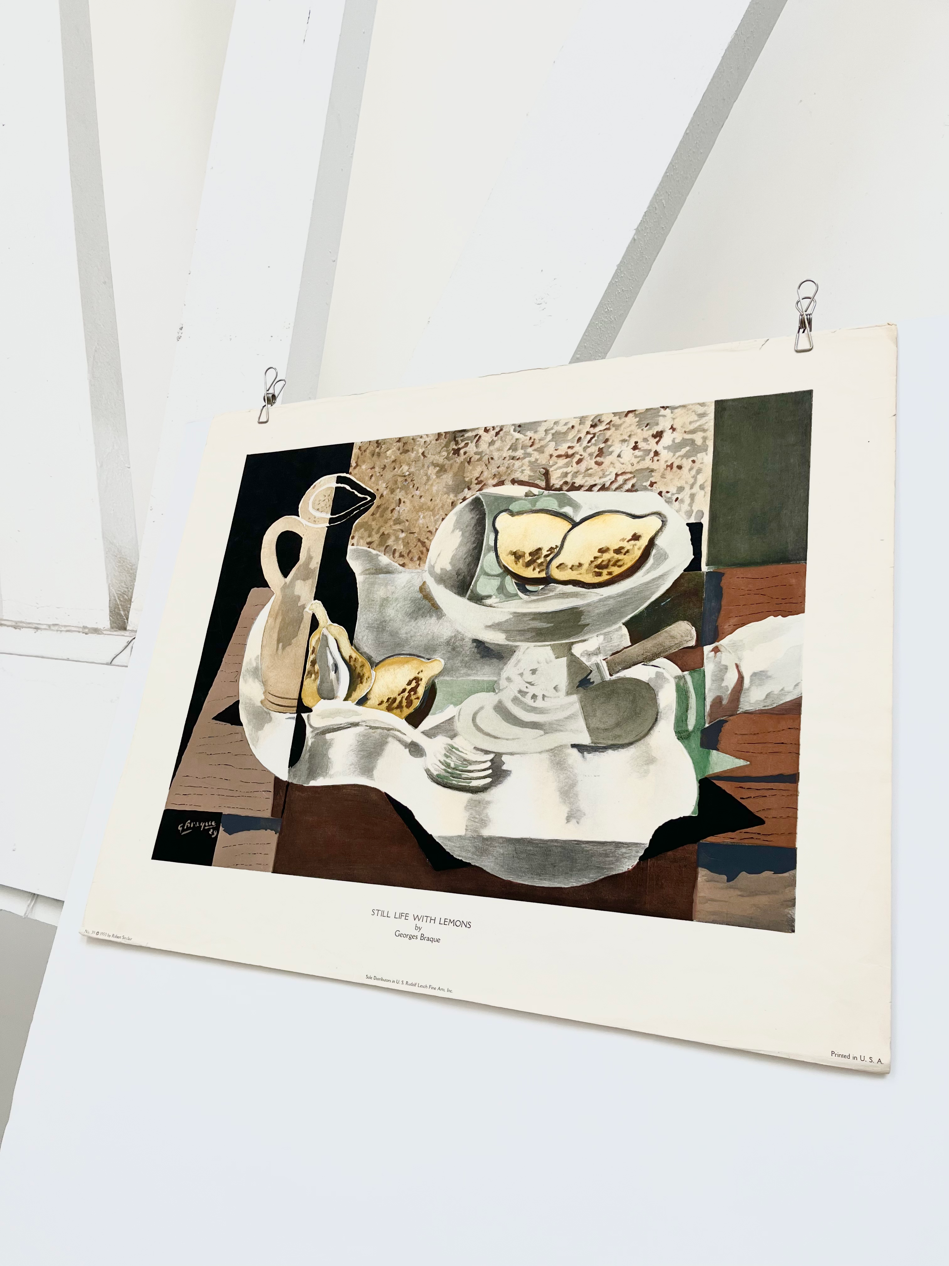 1953 Georges Braque Original Screenprint