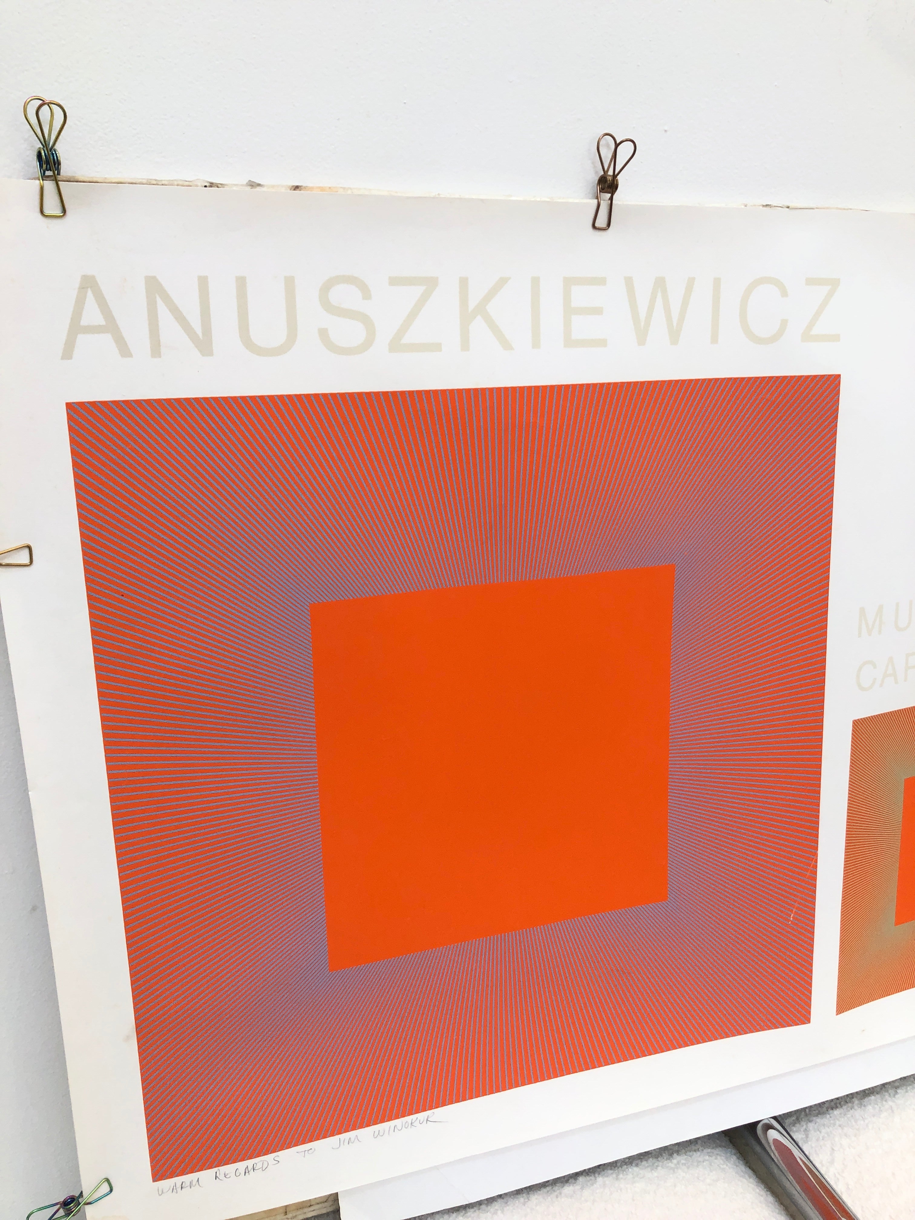 1980 XL Richard Anuskiewicz Signed Silkscreen