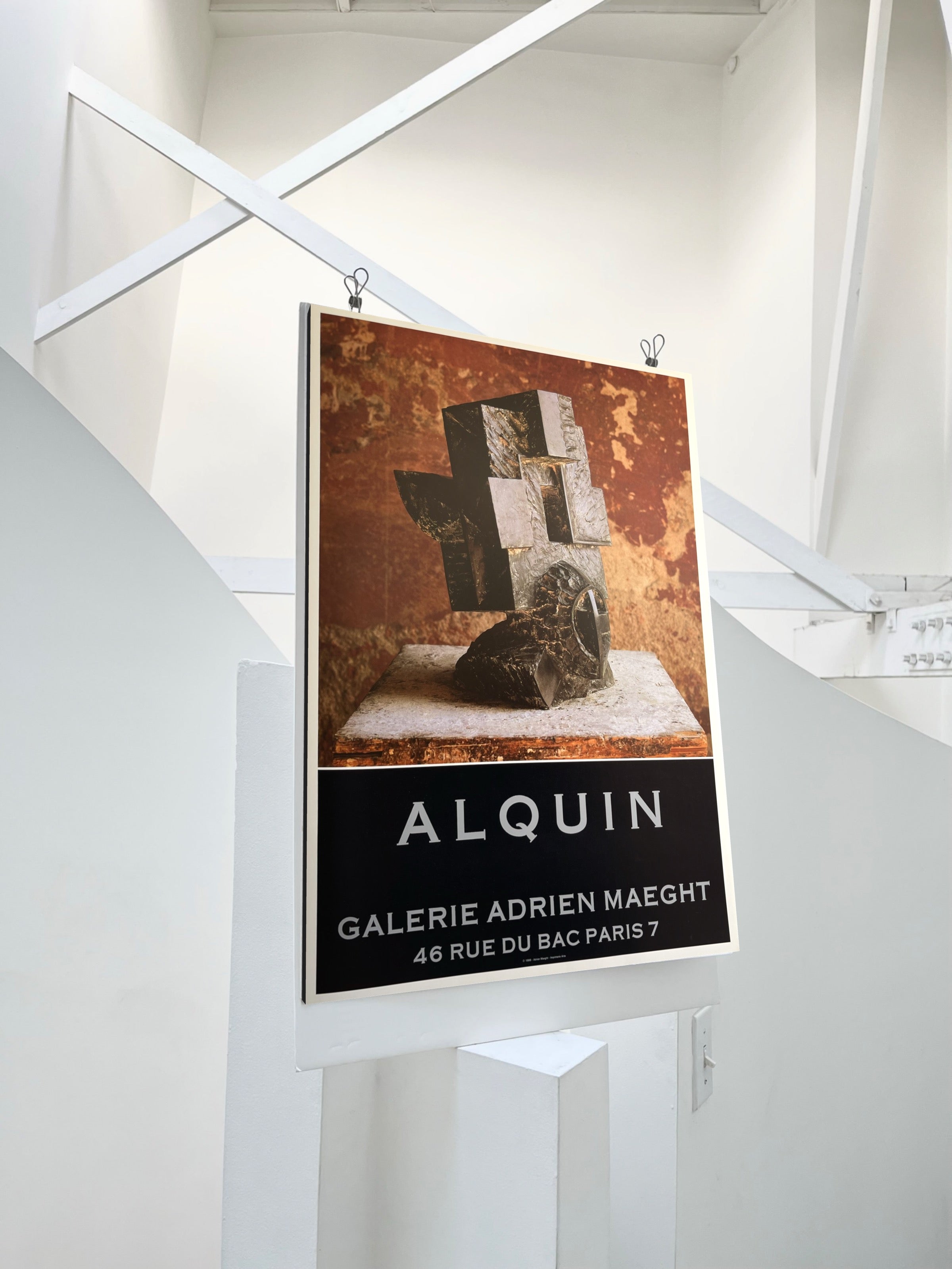 1988 Nicolas Alquin French Art Exhibition Poster
