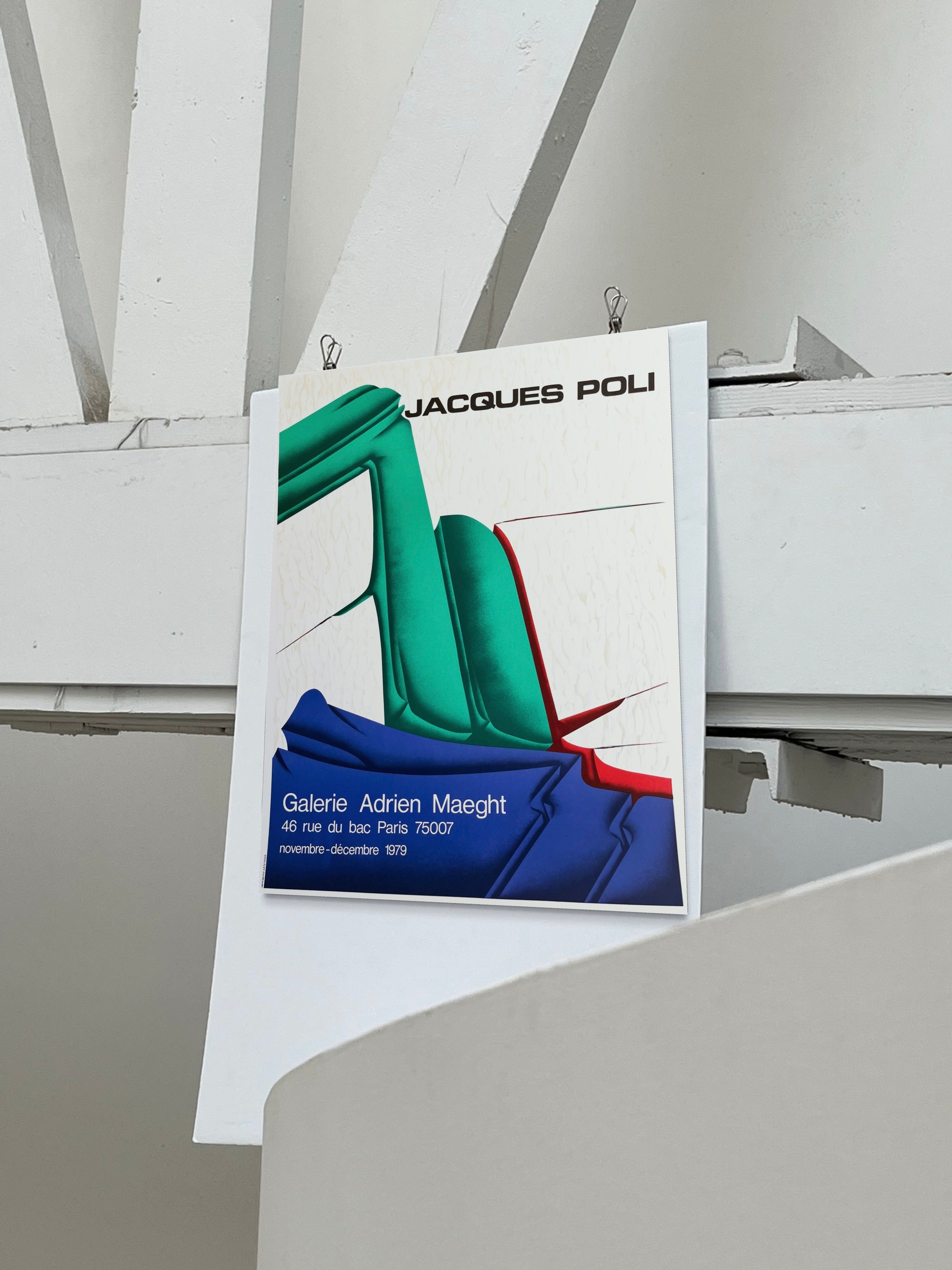 1979 Jacques Poli French Art Exhibition Poster