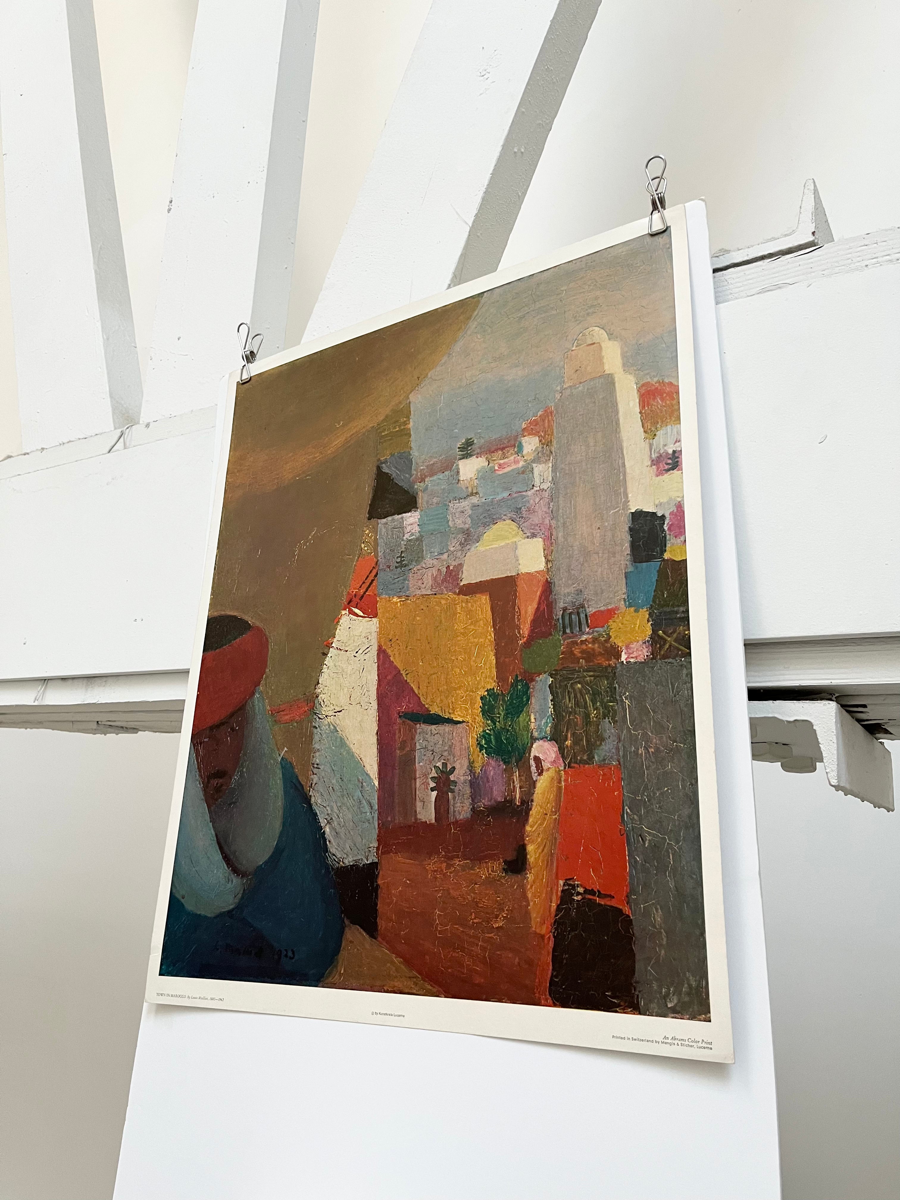 1964 Louis Moilliet Swiss Print