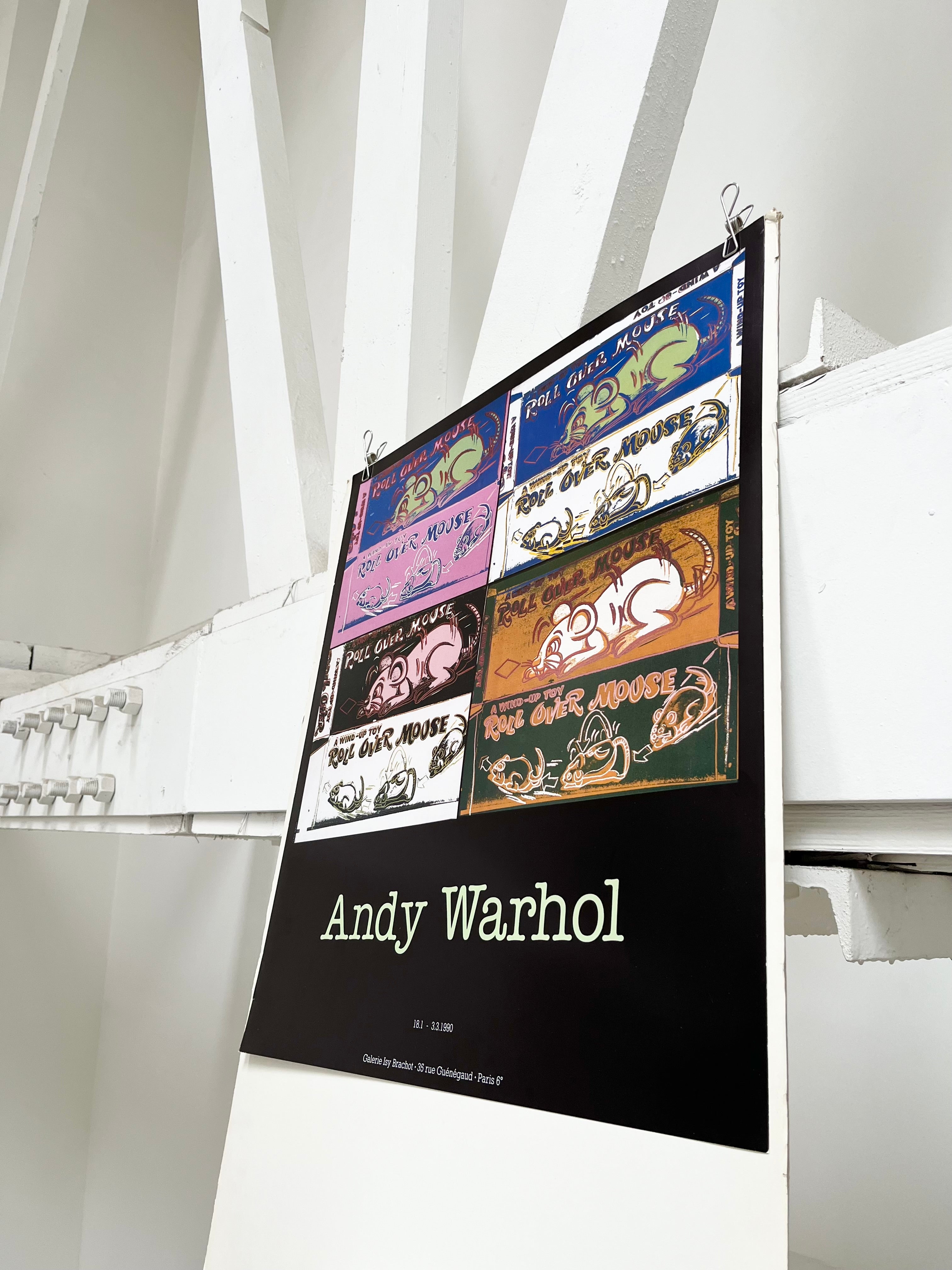 1981 Andy Warhol Italian Art Exhibition Print | FORM Vintage
