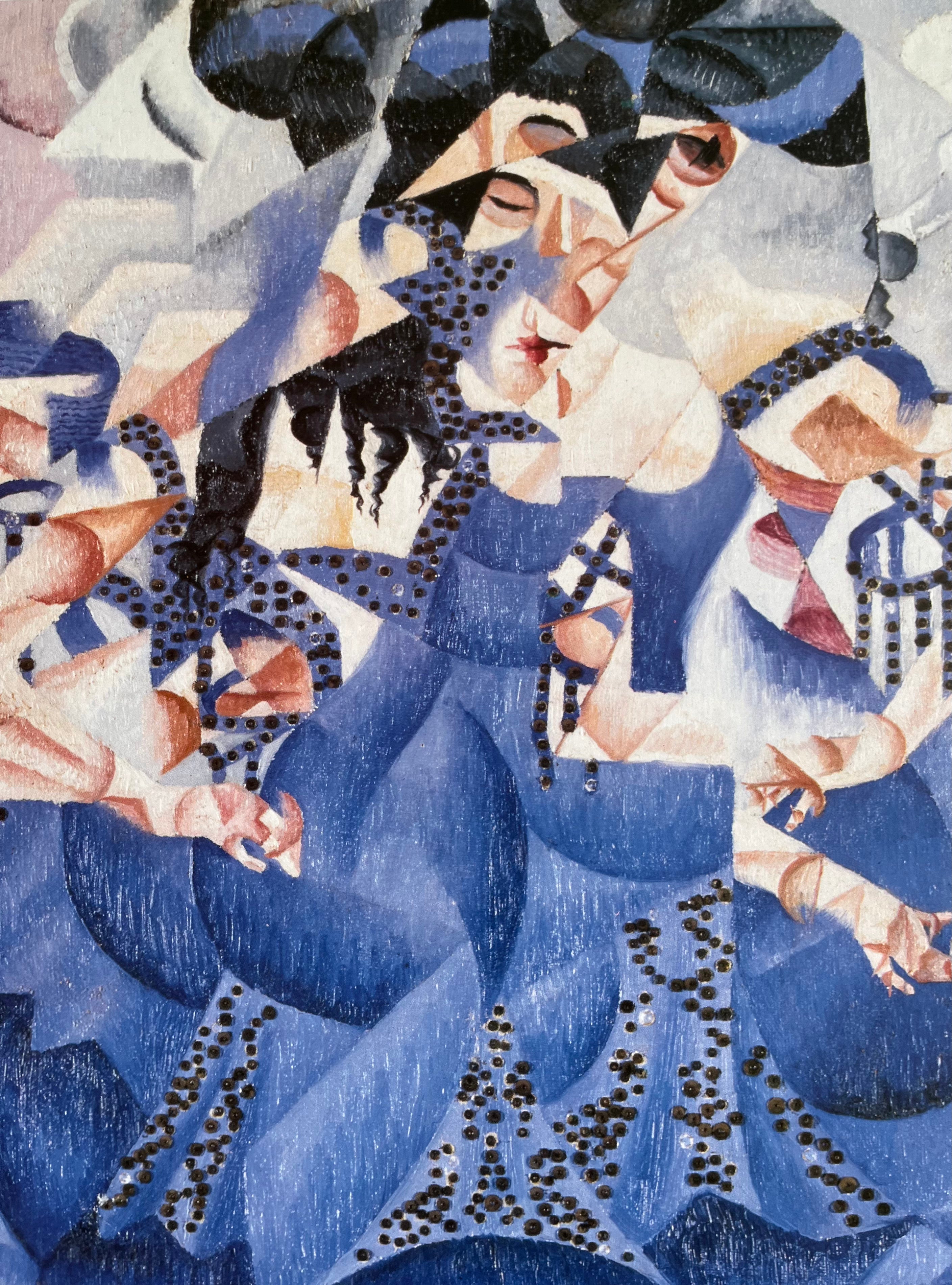 1992 Gino Severini French Art Exhibition Print Closeup Top