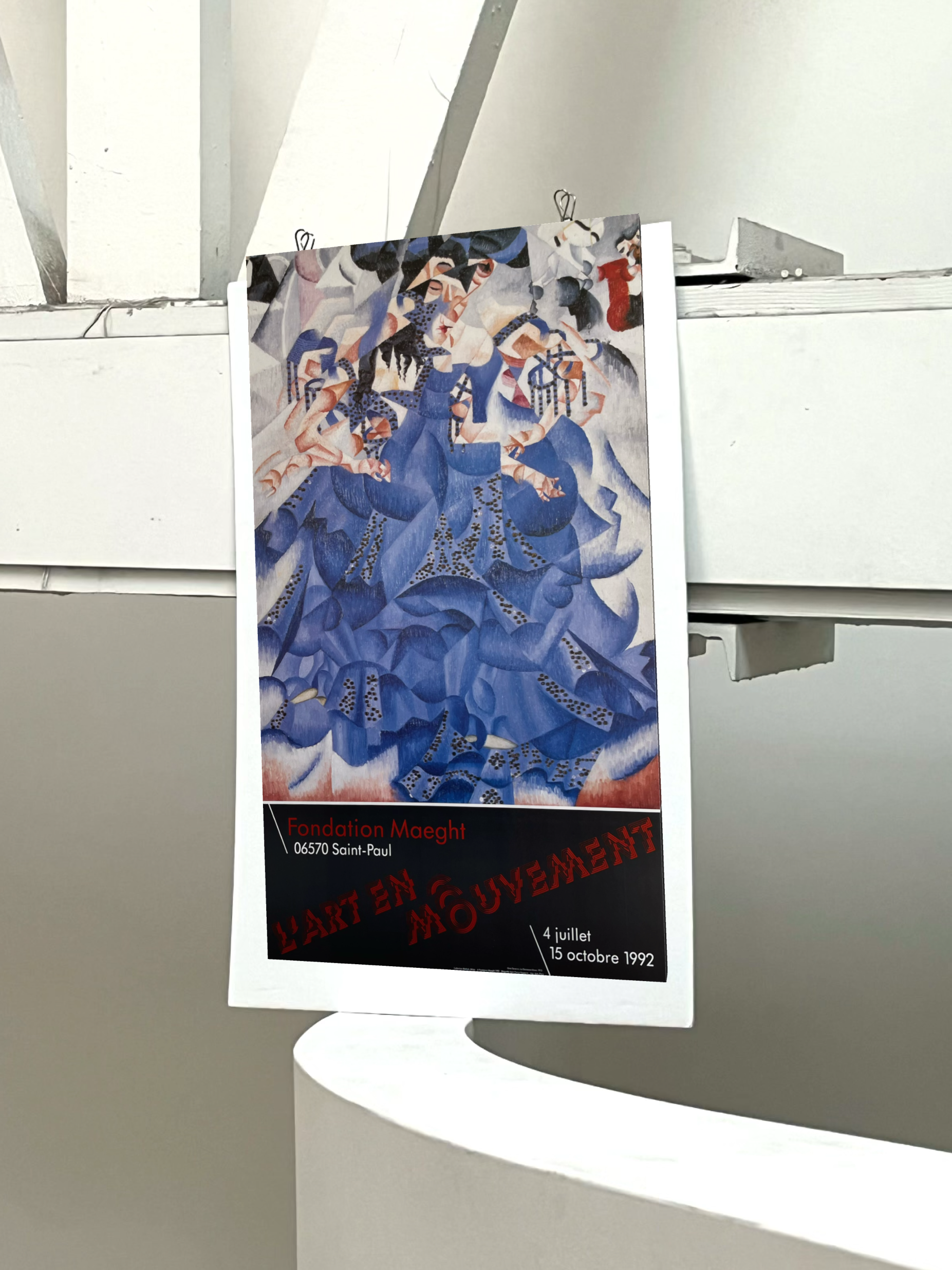 1992 Gino Severini French Art Exhibition Print