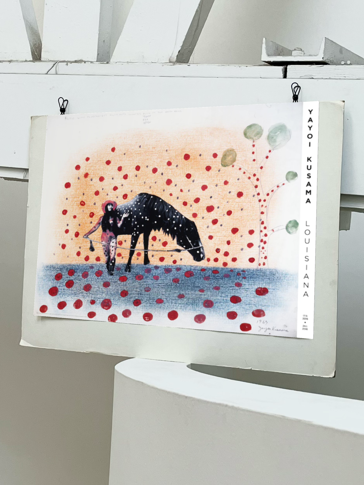 2015 Yayoi Kusama Danish Art Exhibition Print